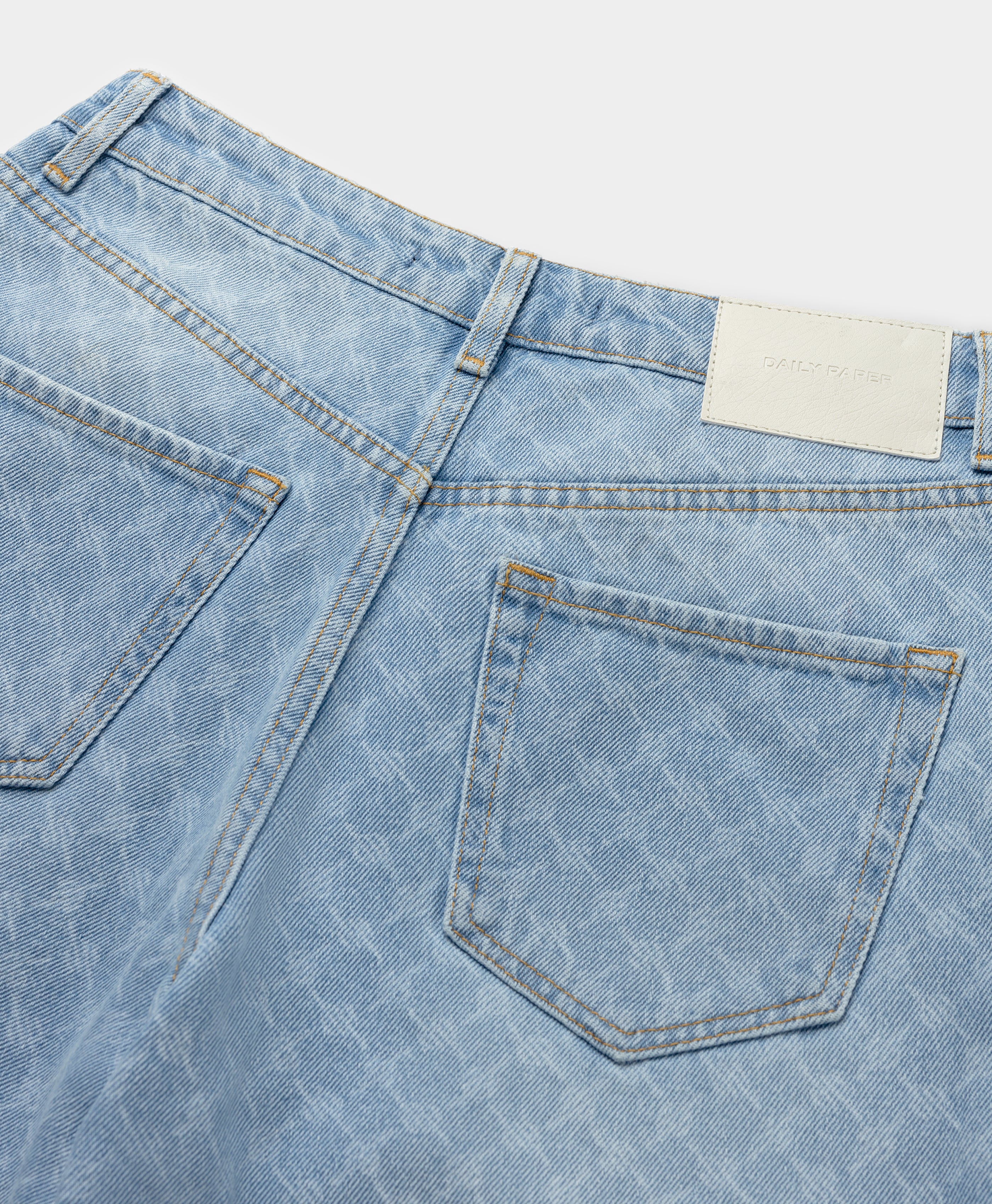 DP - Mid Blue Avery Monogram Jeans - Packshot - detail