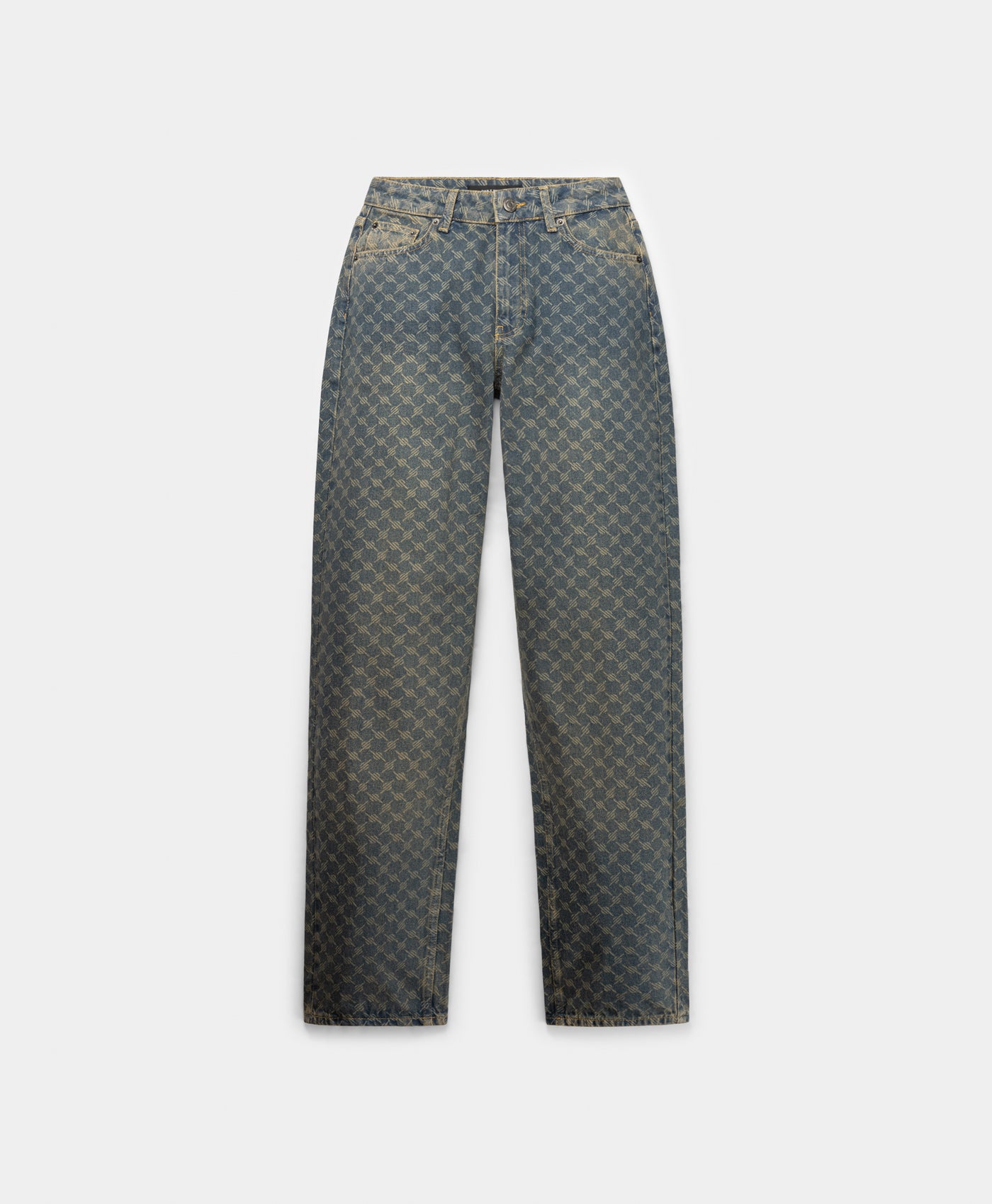 DP - Sand Blue Avery Monogram Jeans - Packshot - Front