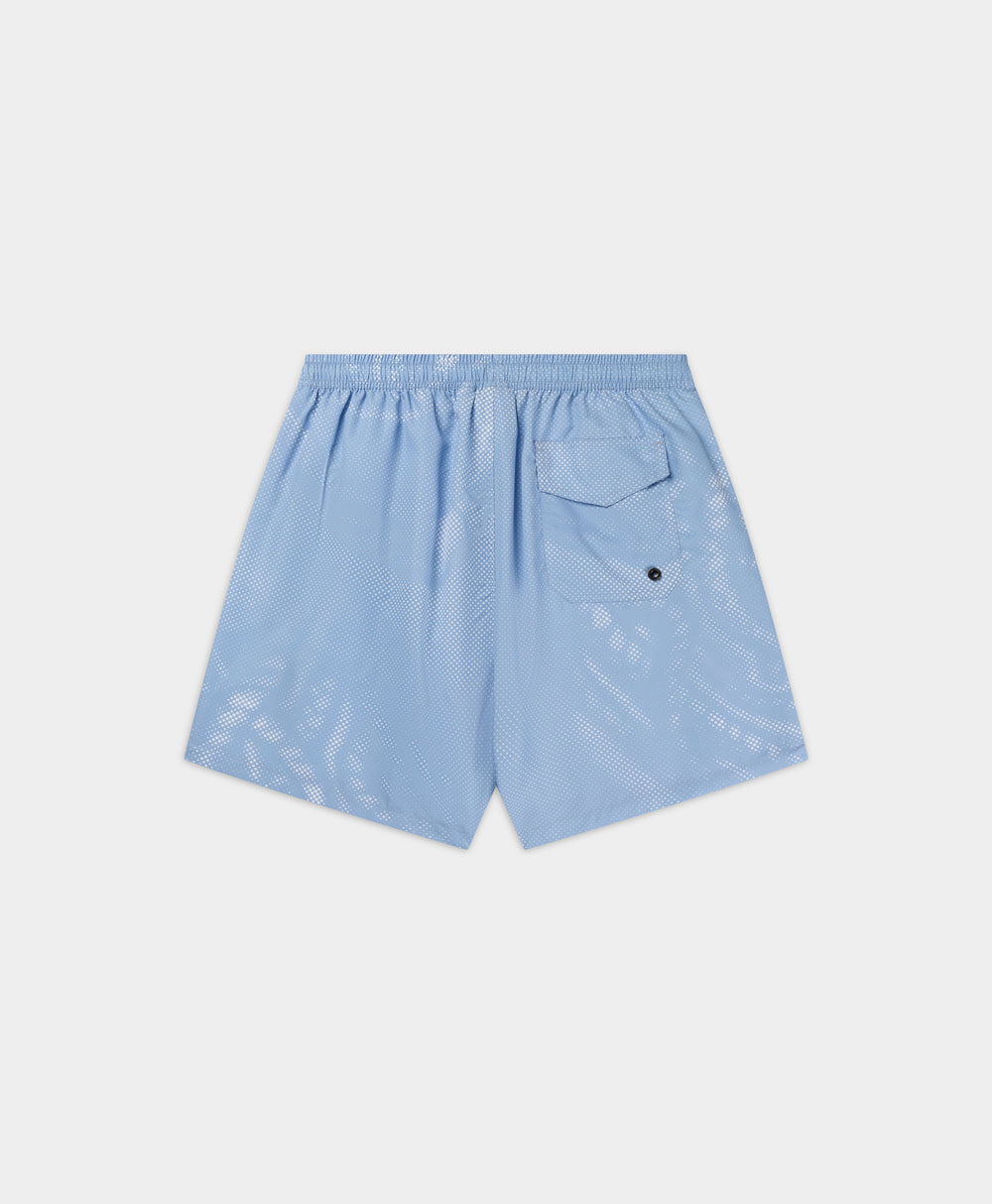 DP - Subdued Blue Braids Swim Short - Packshot - rear