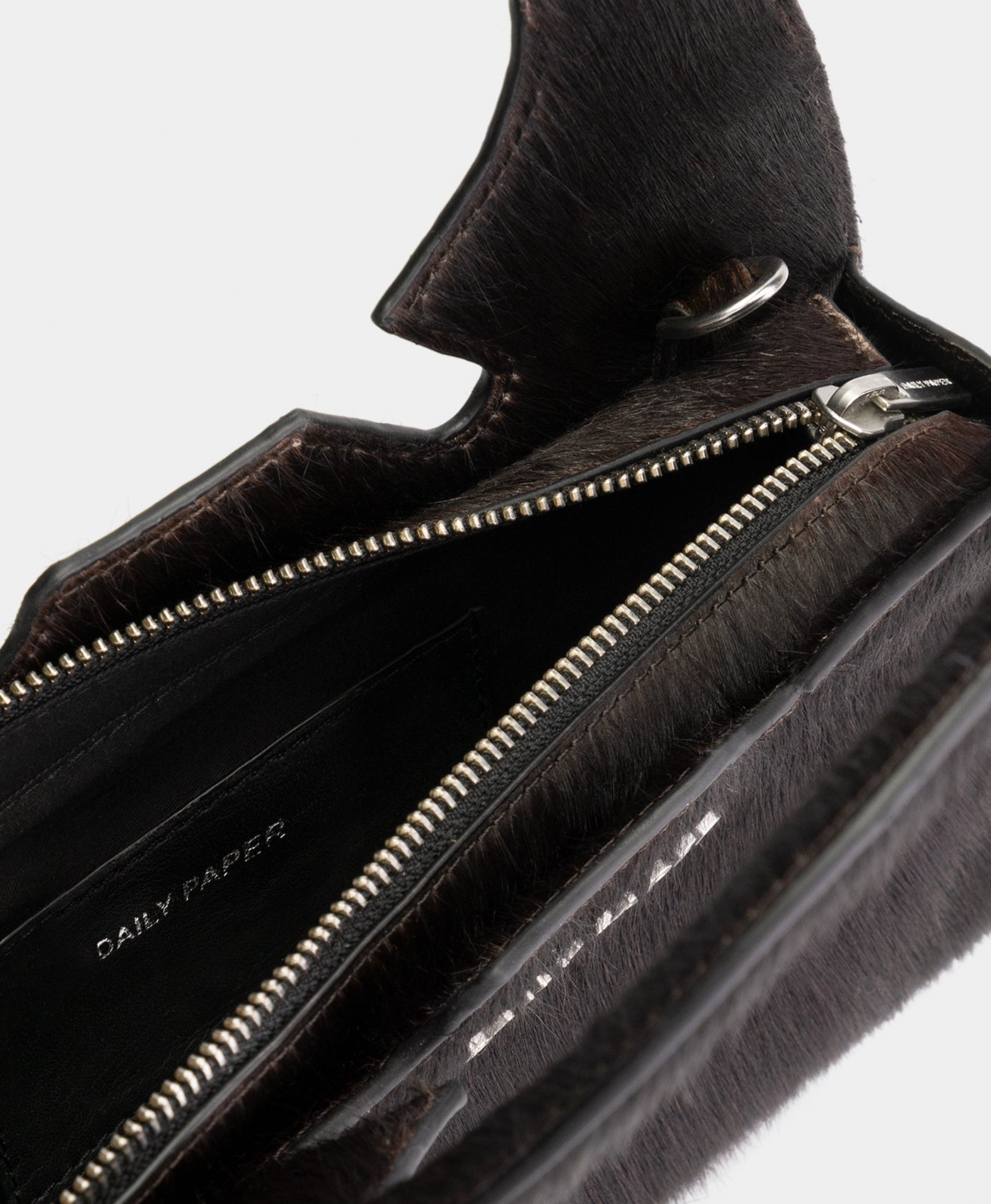 DP - Brown Cow Hair Leather Codu Small Bag - Packshot - detail