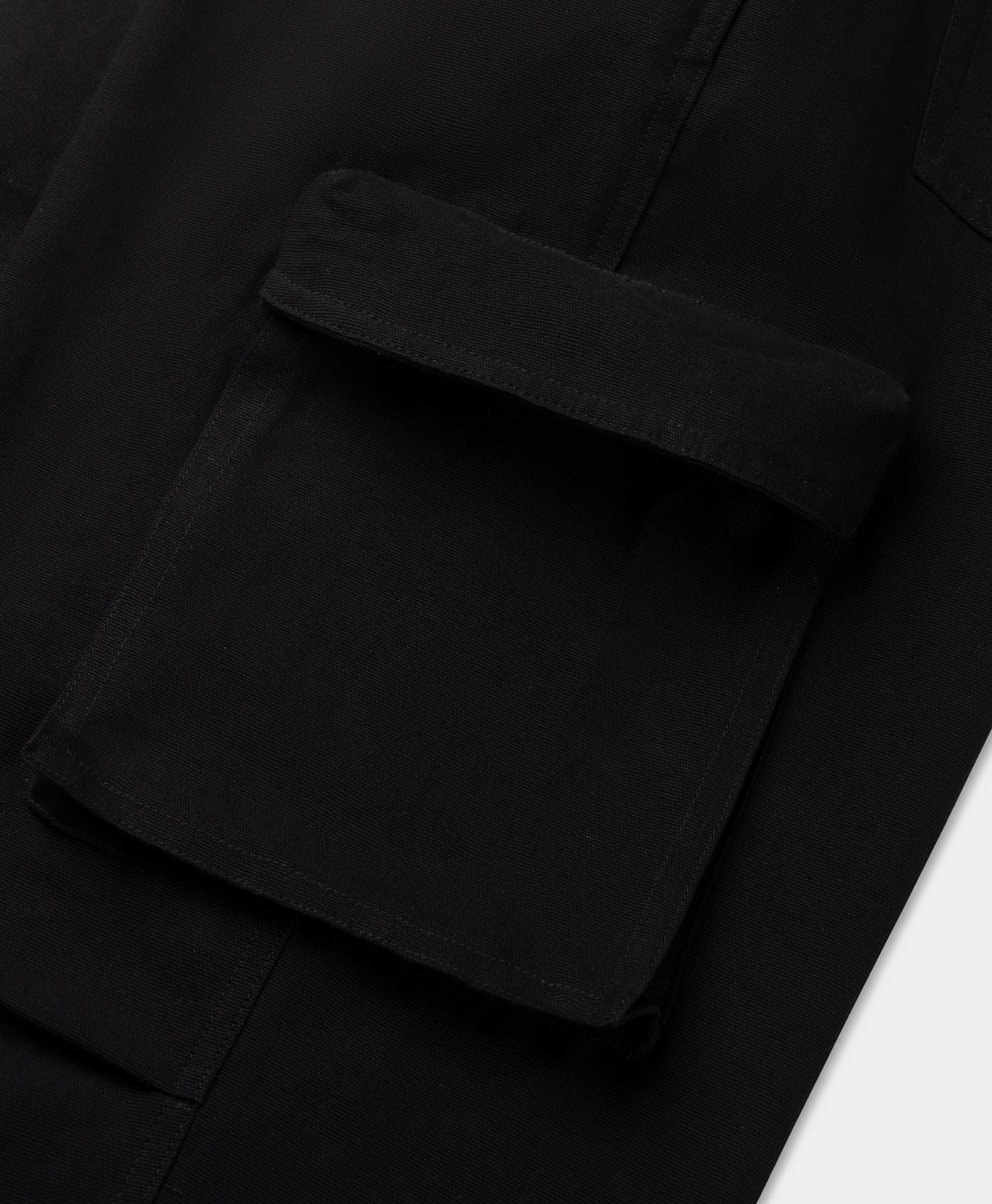 DP - Black Cotton Dungaree - Packshot - detail