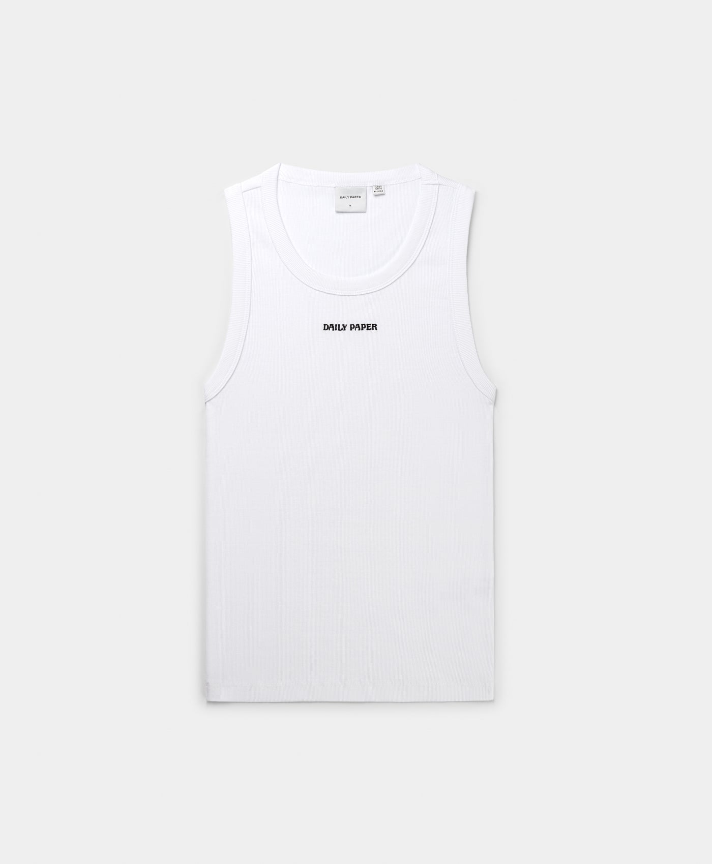 DP - White Dias Rib Tank Top - Packshot - front 