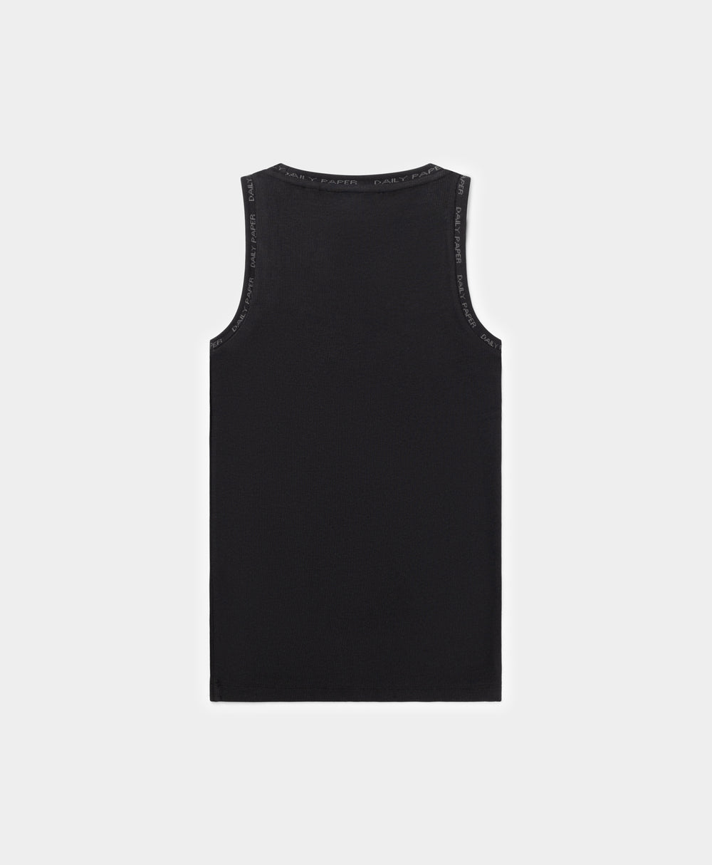 DP - Black Erib Tank Top - Packshot - Rear