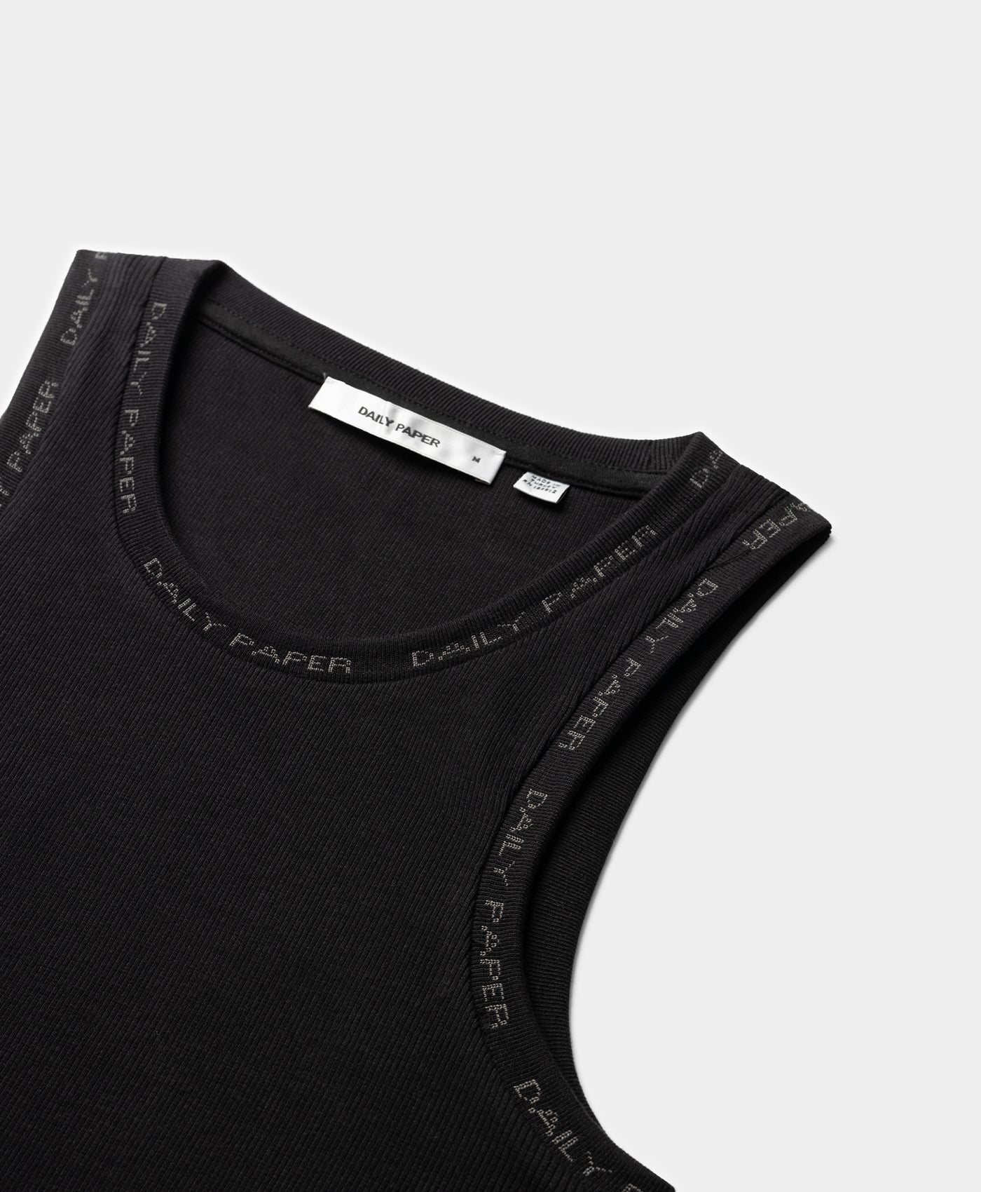 DP - Black Erib Tank Top - Packshot