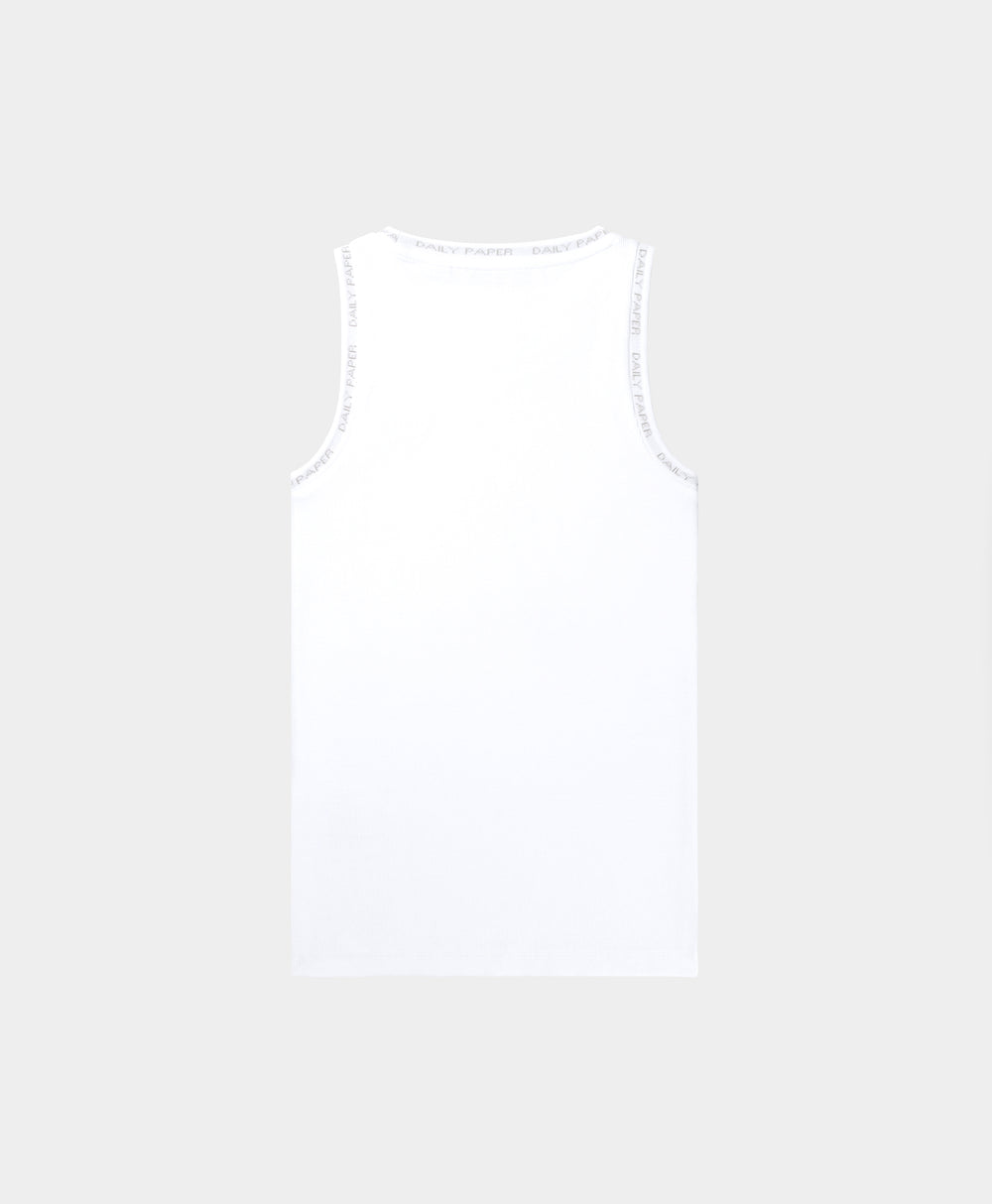 DP - White Erib Tank Top - Packshot - Rear