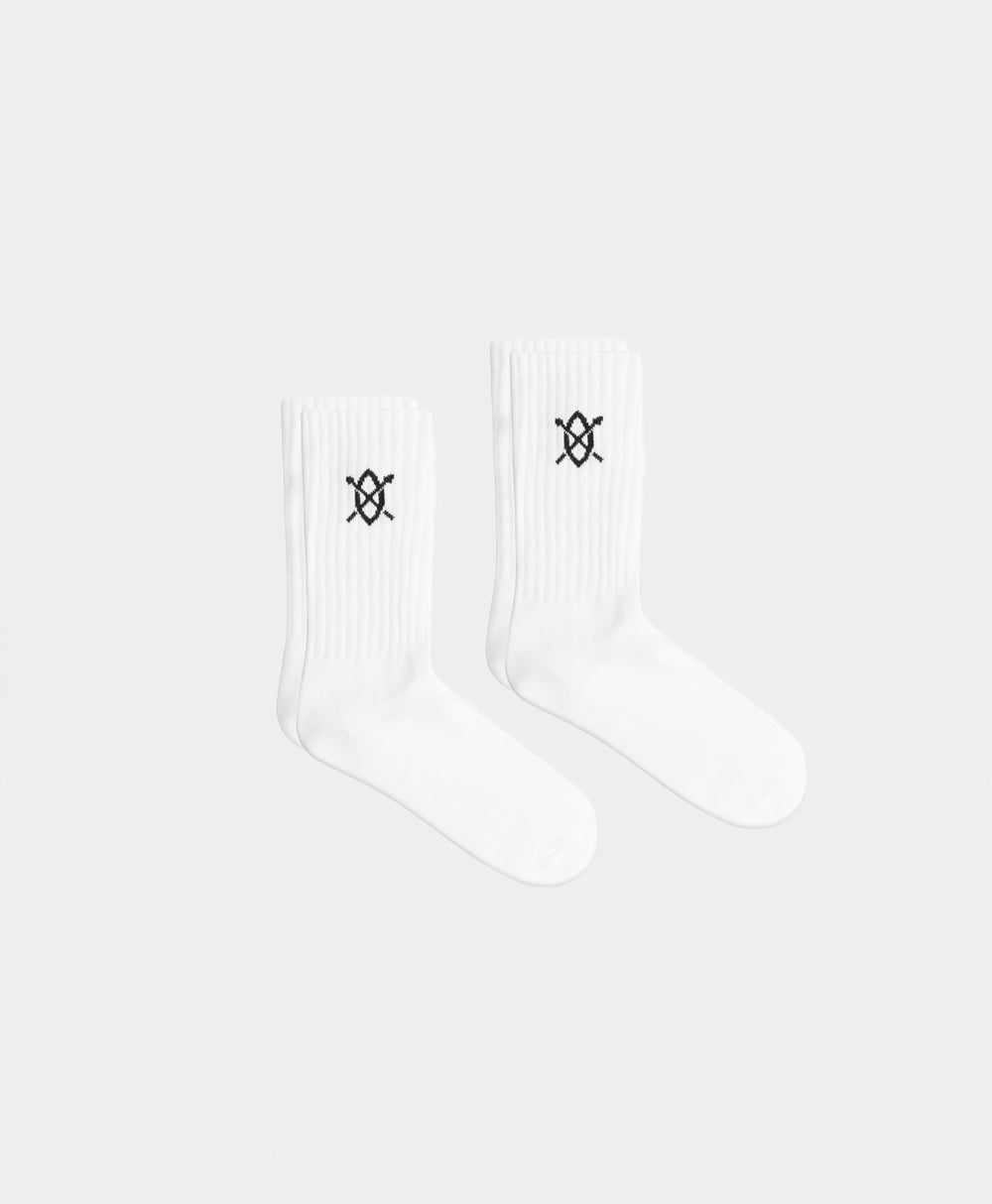 DP - White Eshield Sock 2-Pack - Packshot - Front