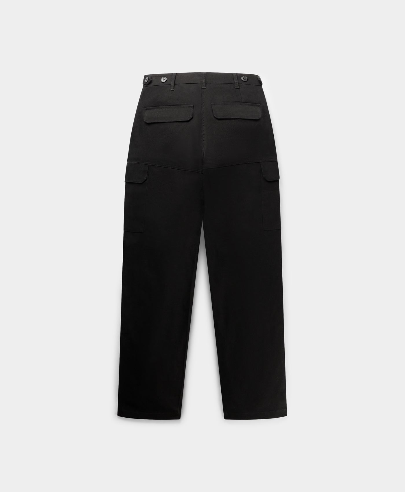 DP - Black Ezea Cargo Pants - Packshot - Rear