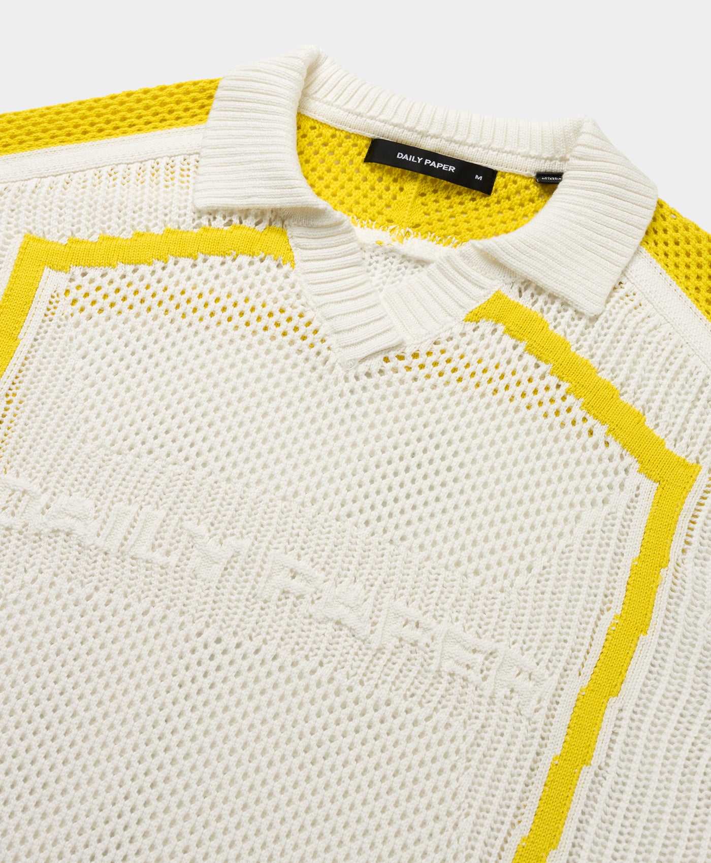 DP - White Football Knit Sweater - Packshot - detail