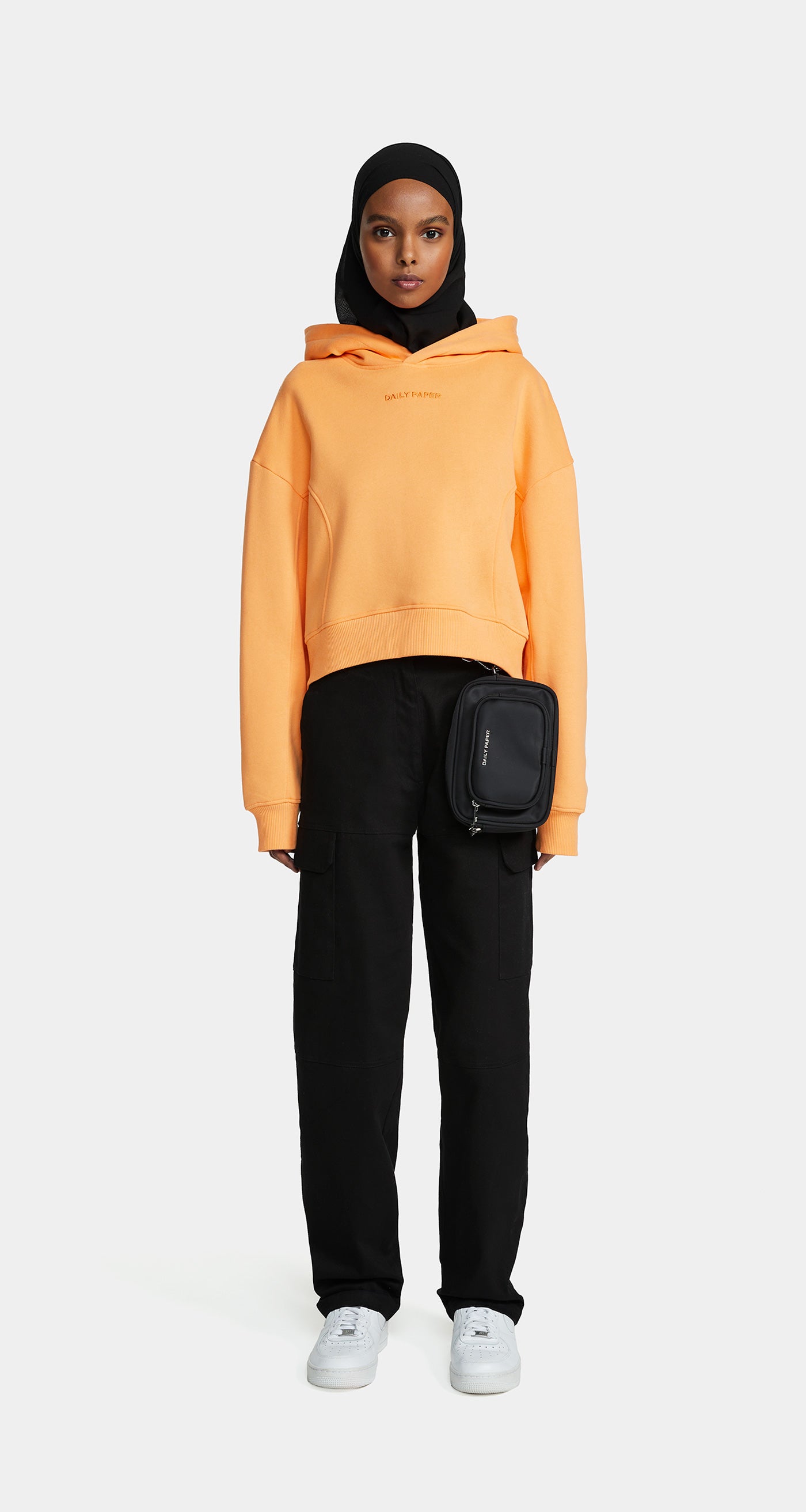 DP - Tangerine Orange Rada Hoodie - Wmn - Front