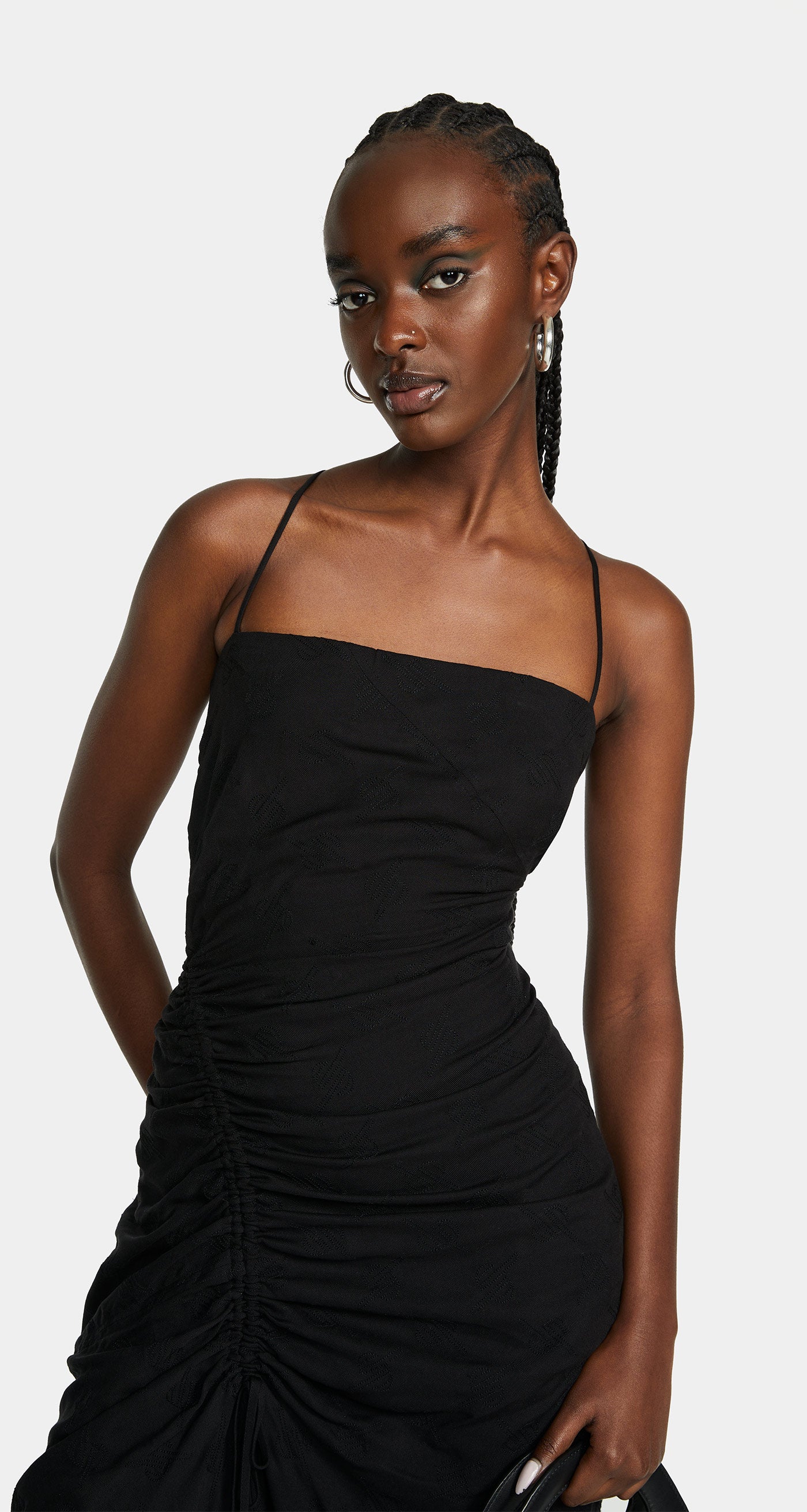 DP - Black Ramoja Dress - Wmn - Rear