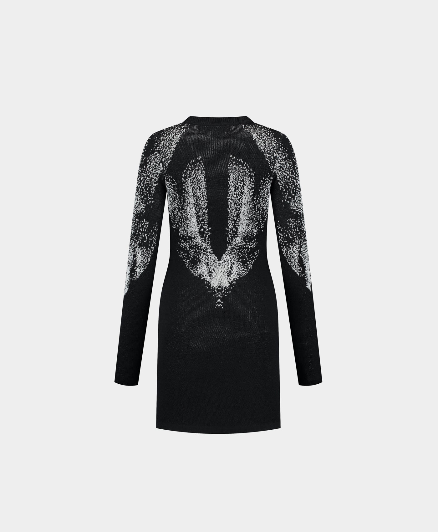 DP - Black Inola Knit Dress - Packshot - rear