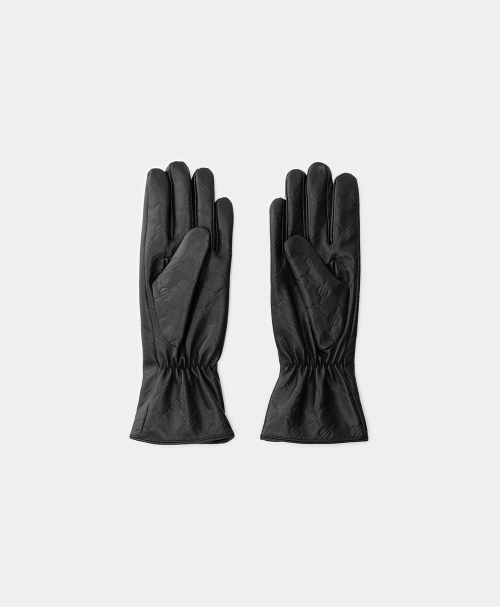 DP - Black Monogram Leather Glove - Packshot - rear