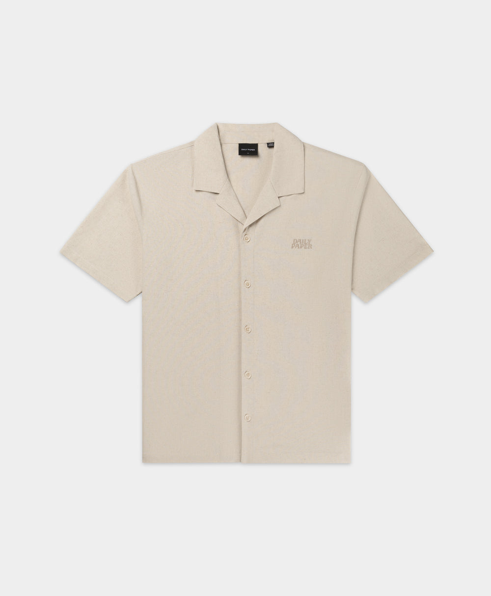 DP - Beige Linen Shirt - Packshot - front 