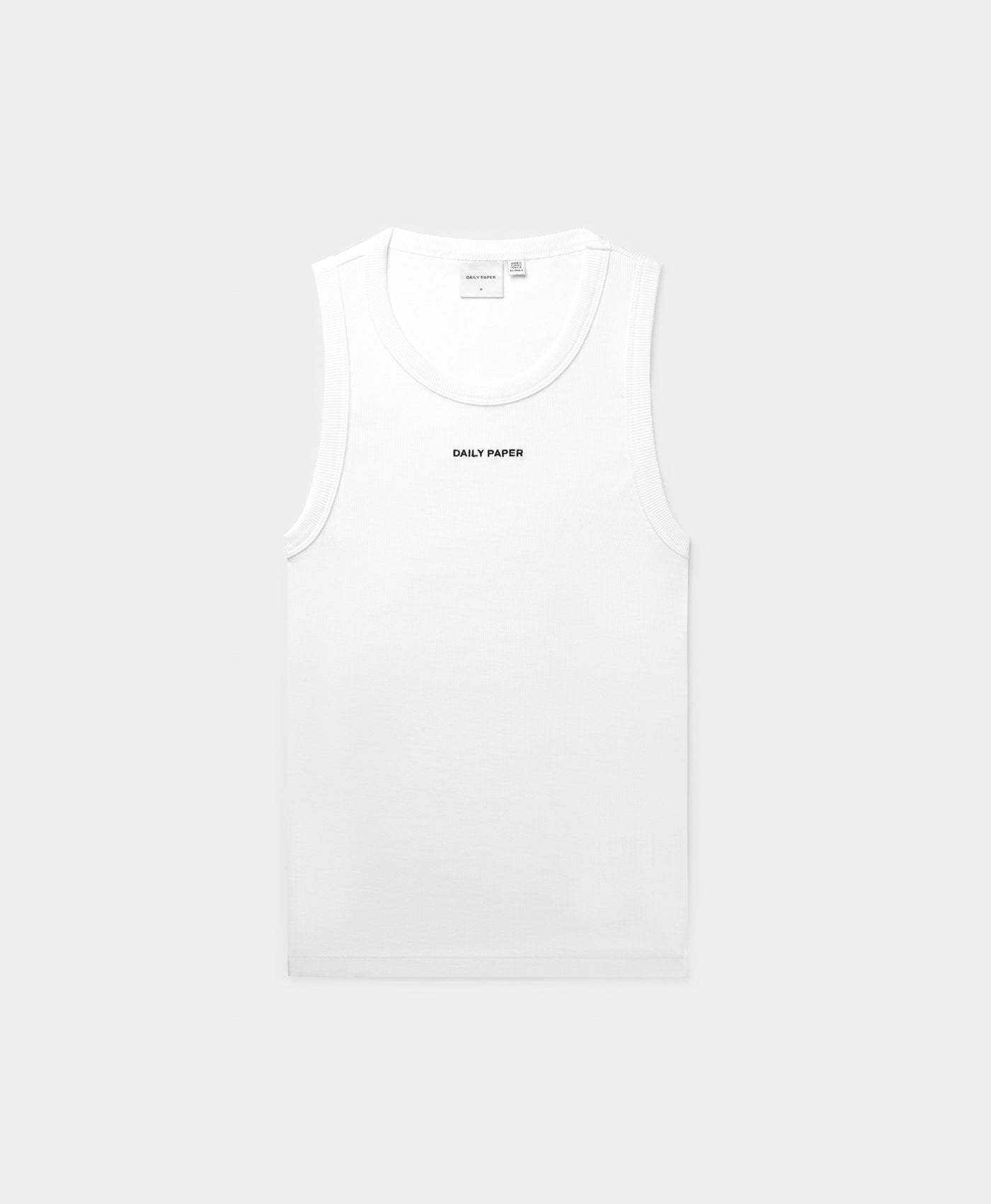 DP - White Logotype Tank Top - Packshot - Front