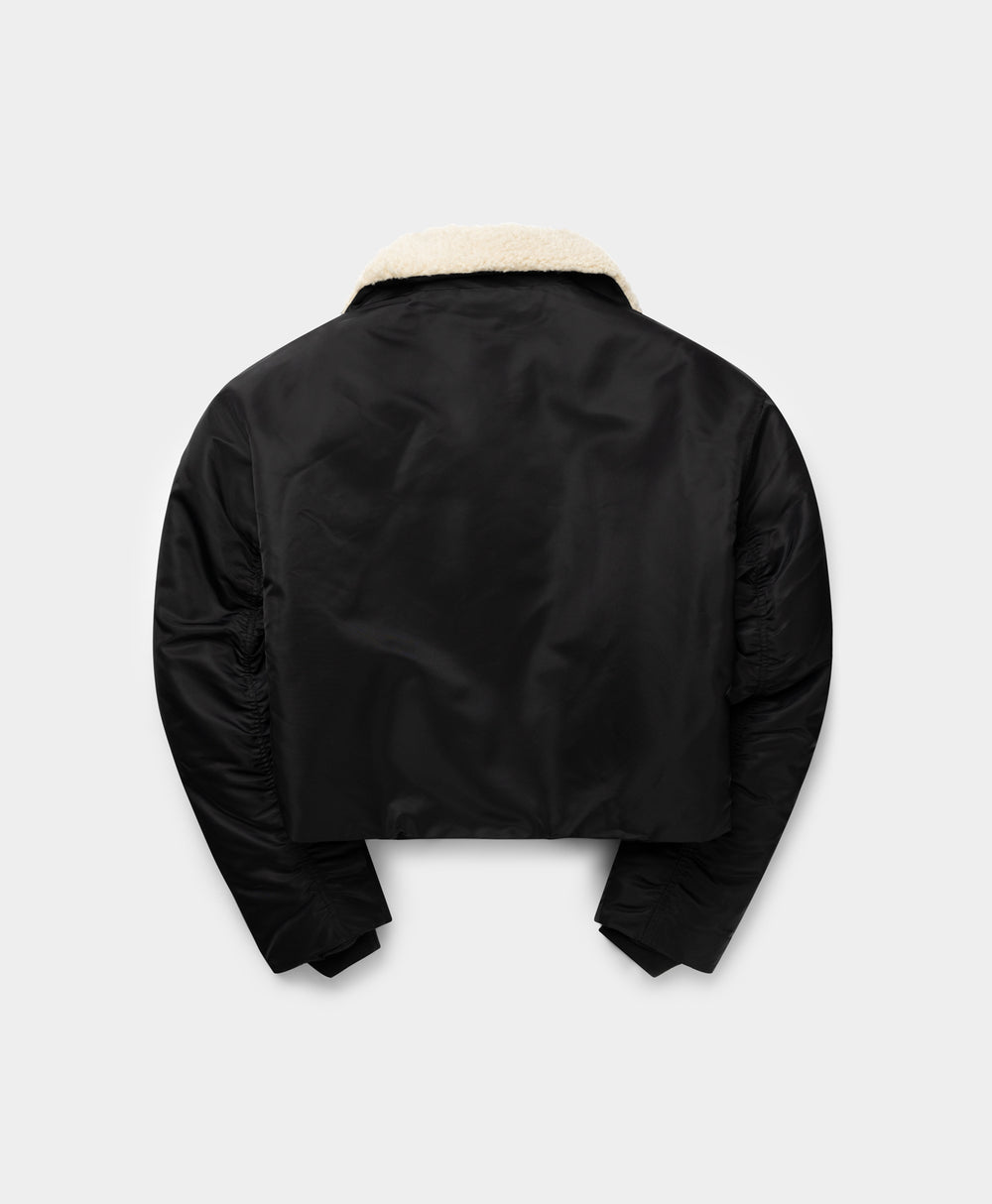 DP - Black Lyan Bomber Jacket - Packshot - Rear