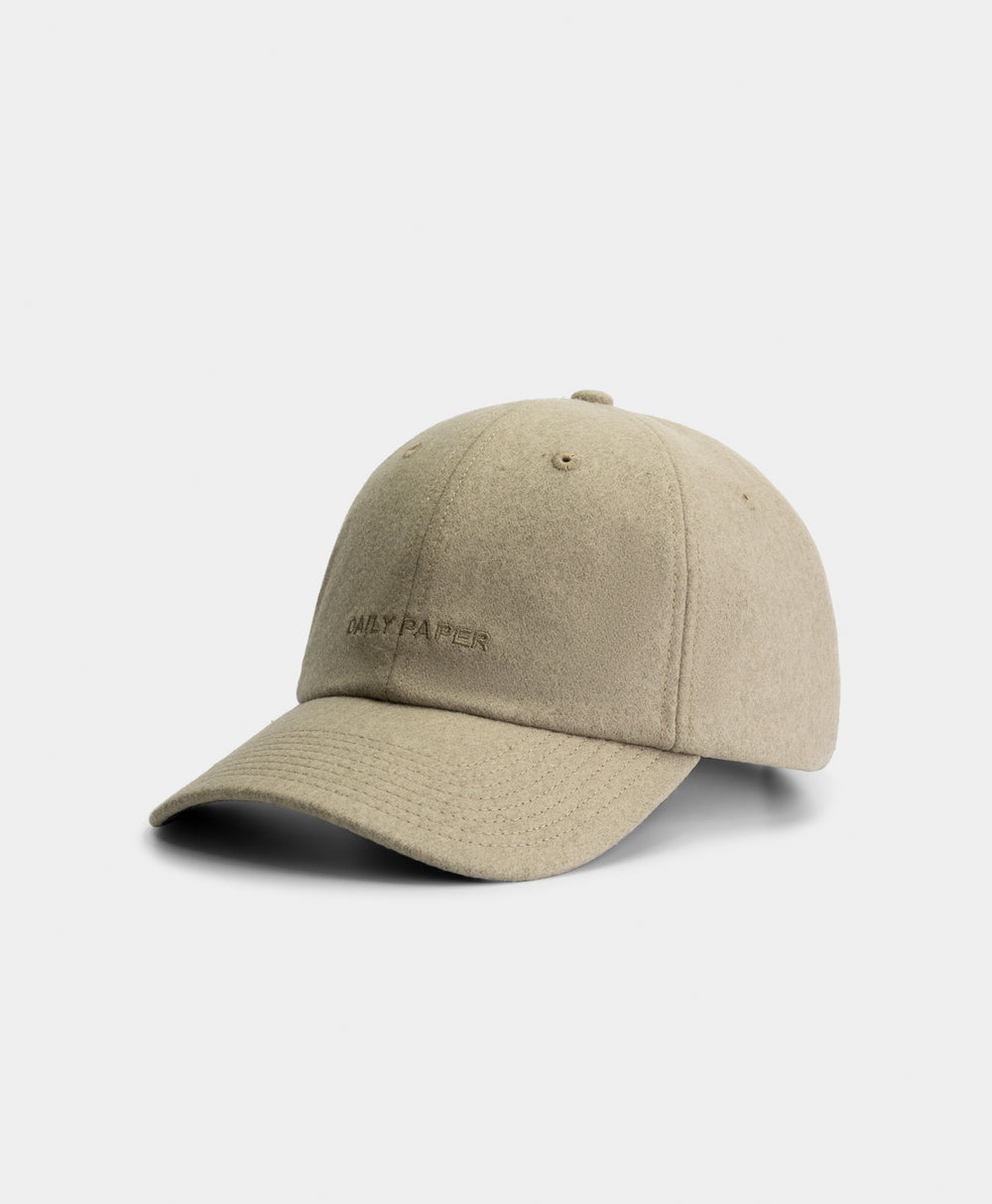 DP - Pelican Beige Logo Wool Cap - Packshot - front 