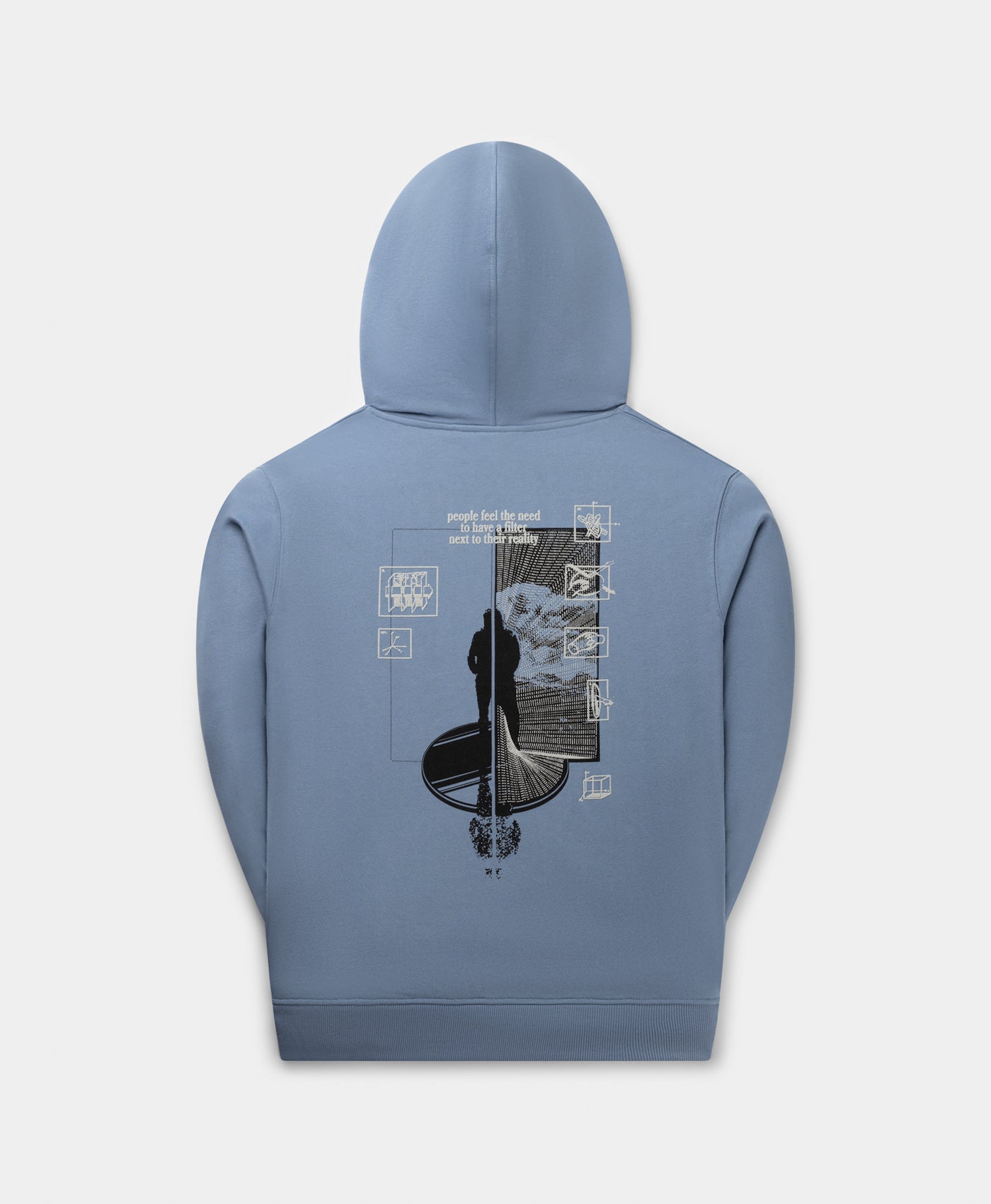 DP - Country Blue Mirror Hoodie - Packshot - front