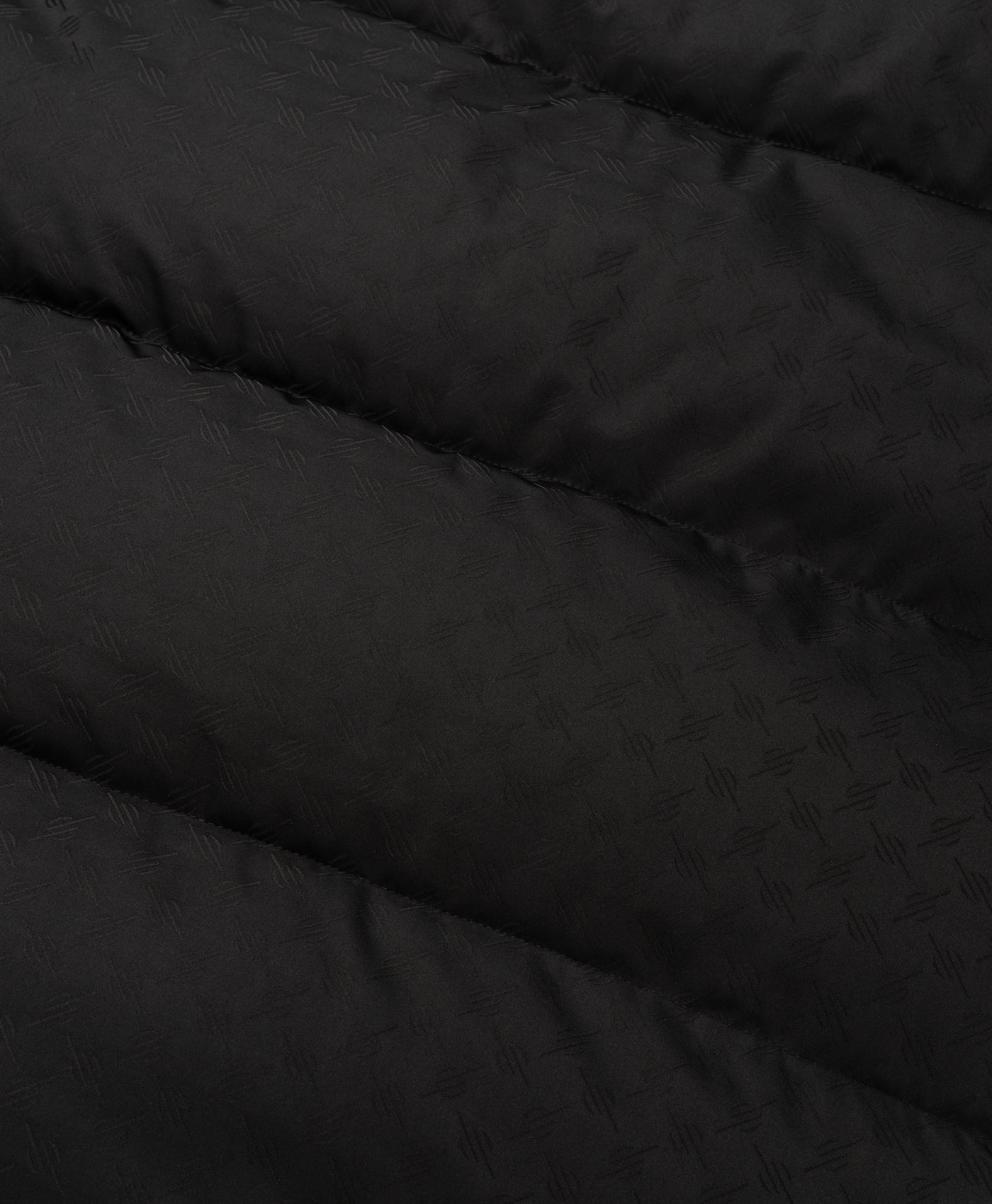 DP - Black Monogram Puffer Coat - Packshot - detail