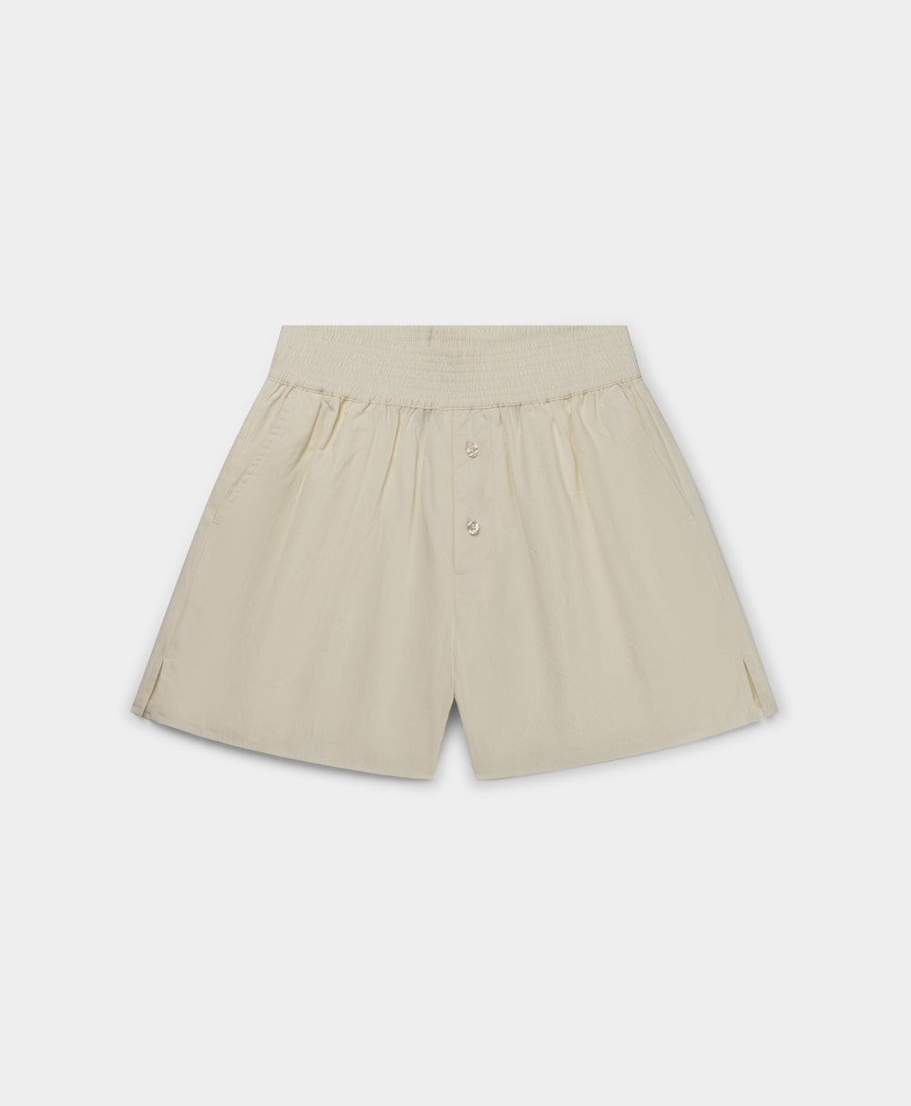 DP - Gardenia Monogram Relaxed Short - Packshot - front 