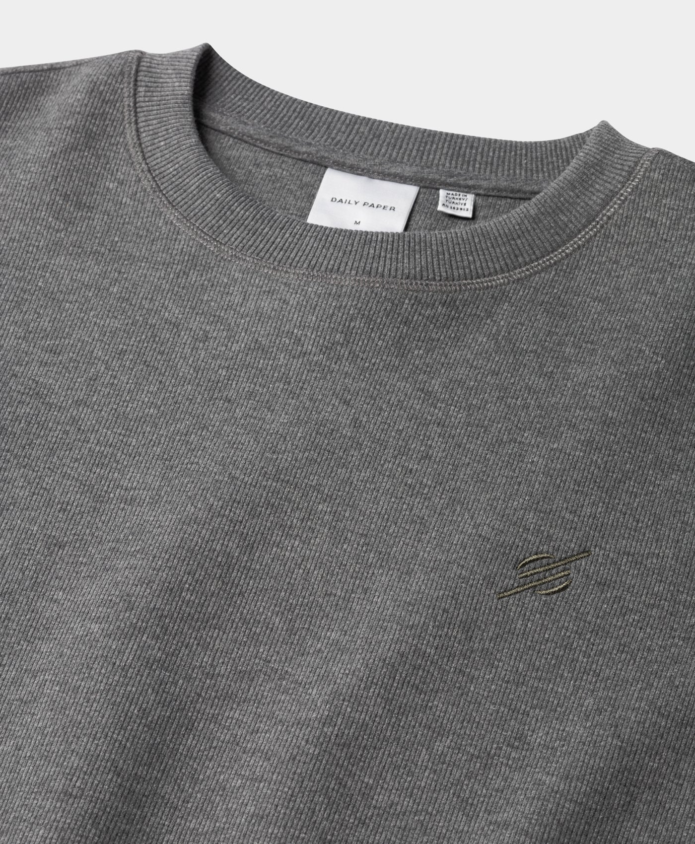 DP - Grey Marl Mono Rib Sweater - Packshot - detail