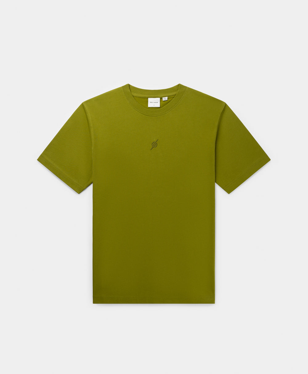 DP - Cardamom Green Mono SS T-Shirt - Packshot - front 