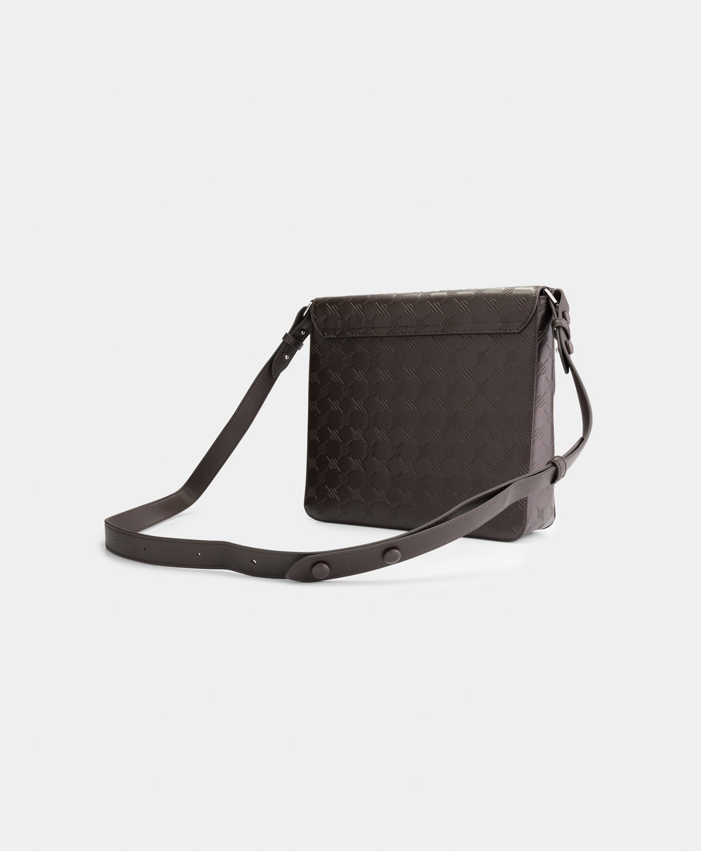 DP - Dark Brown Myshus Monogram Bag - Packshot - rear