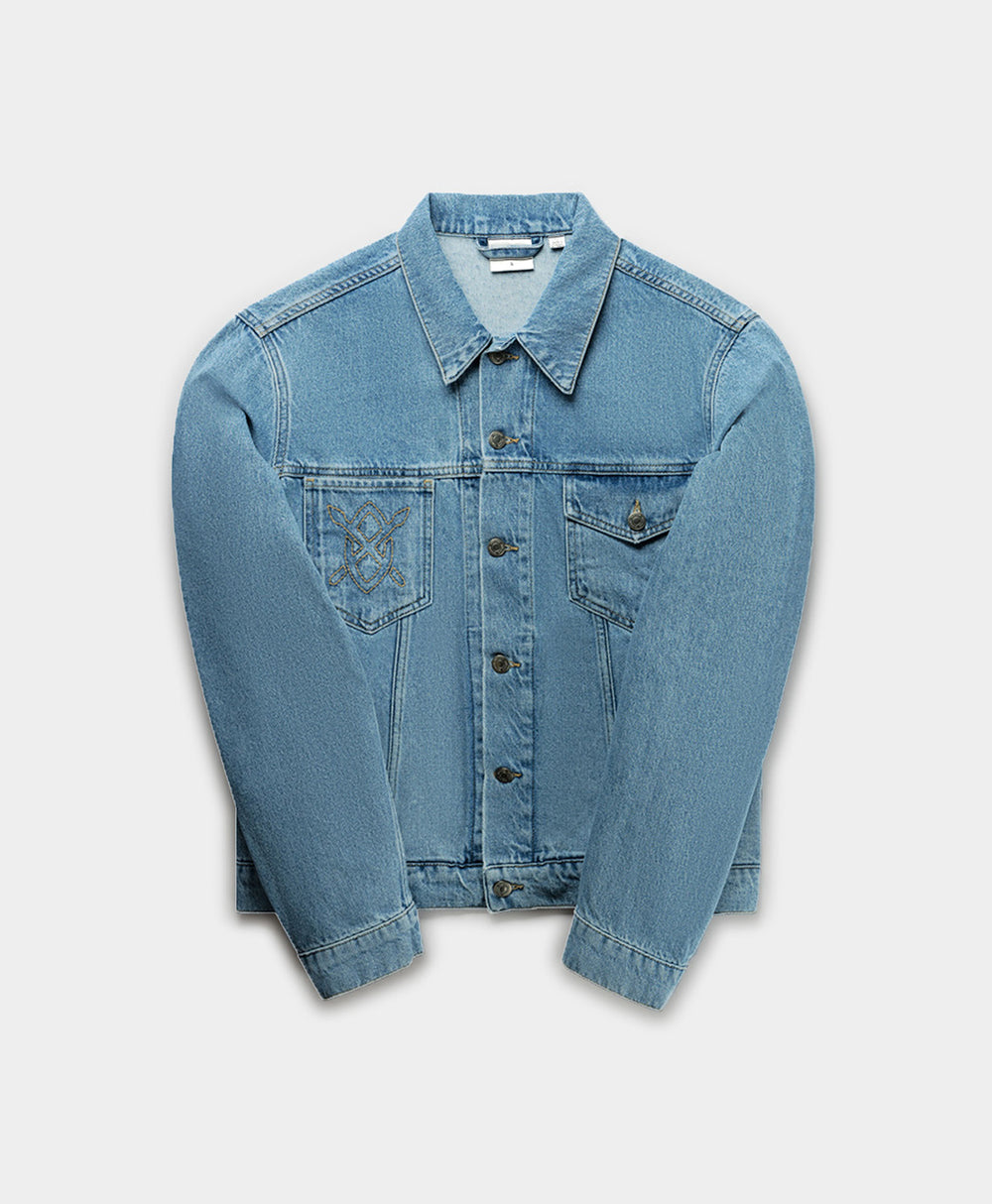 DP - Light Blue Nunise Denim Jacket - Packshot - Front