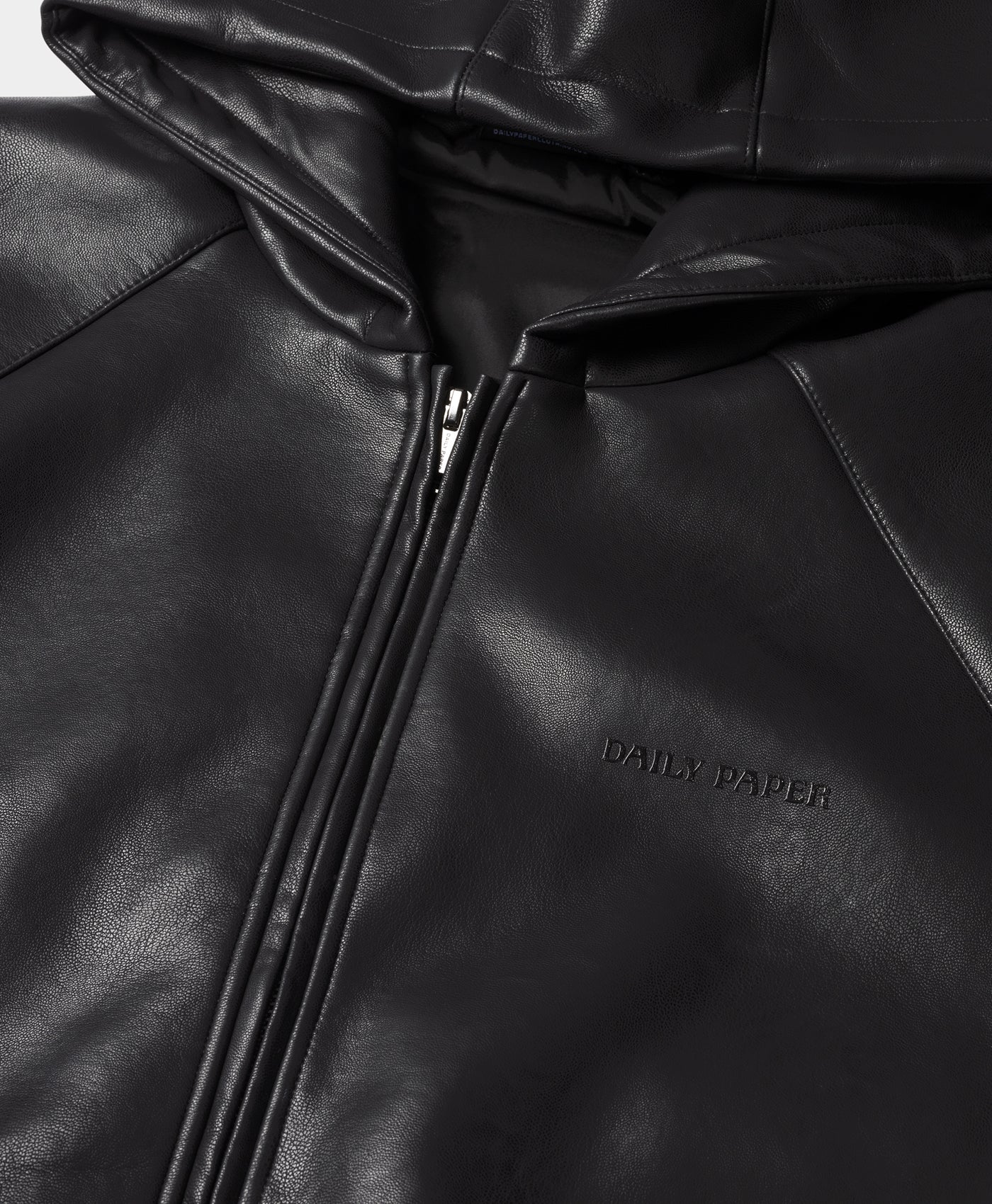 DP - Black Pu Scuba Jacket - Packshot