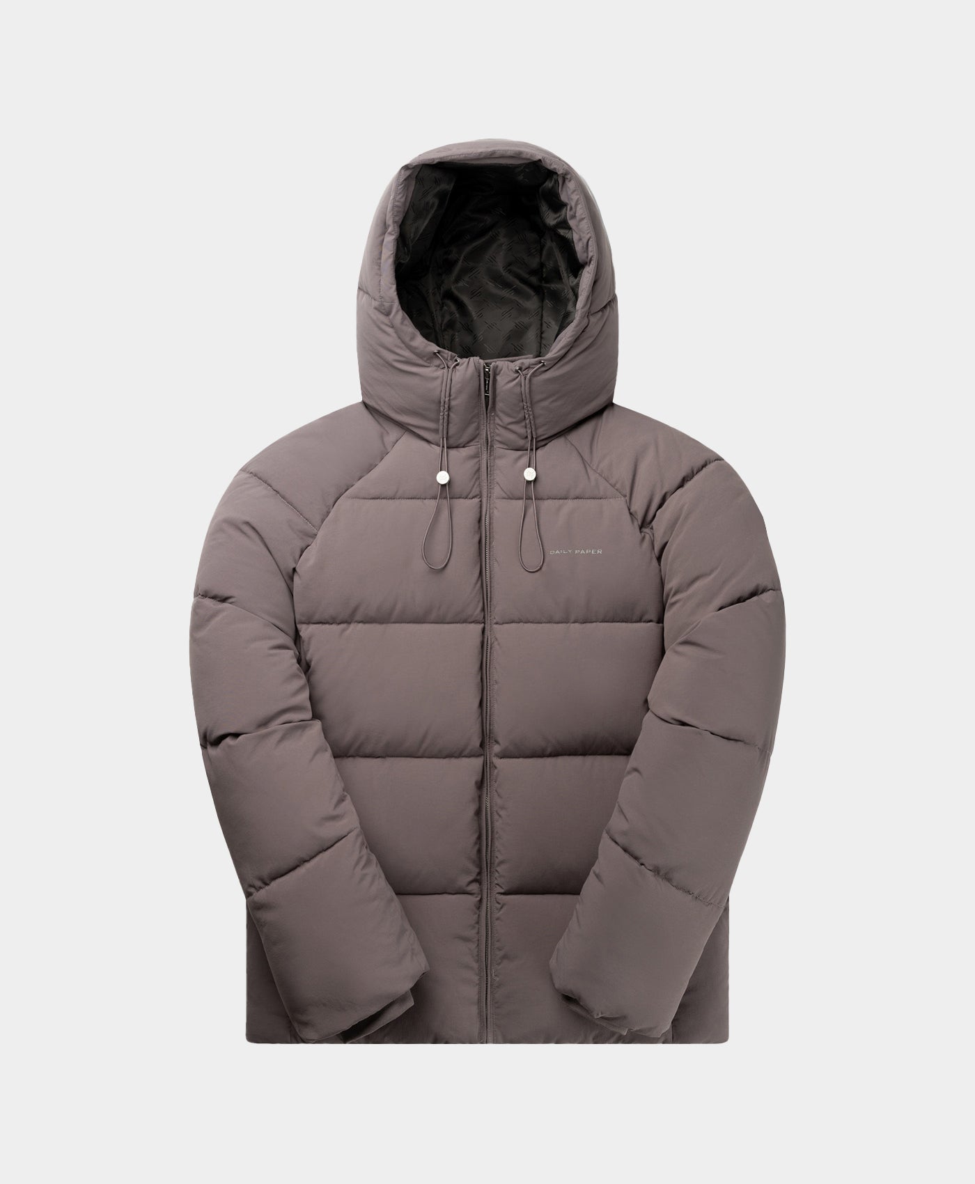 DP - Rabbit Grey Relaxed Puffer - Packshot - front