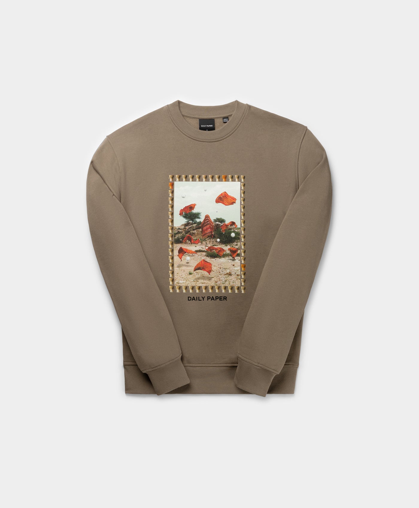 DP - Iron Taupe Rashad Sweater - Packshot - Front