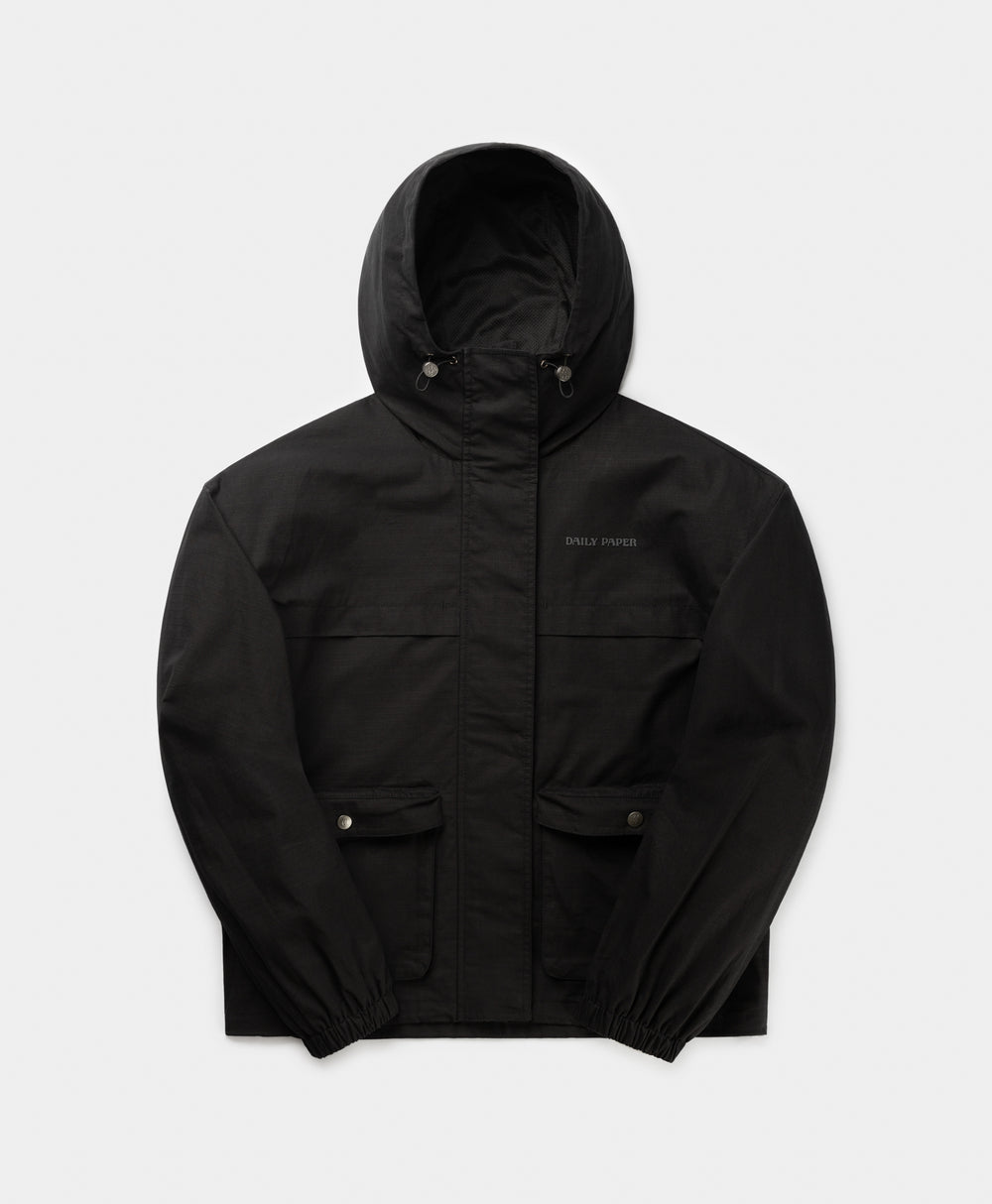 DP - Black Oyster Ripstop Cargo Jacket - Packshot - front 