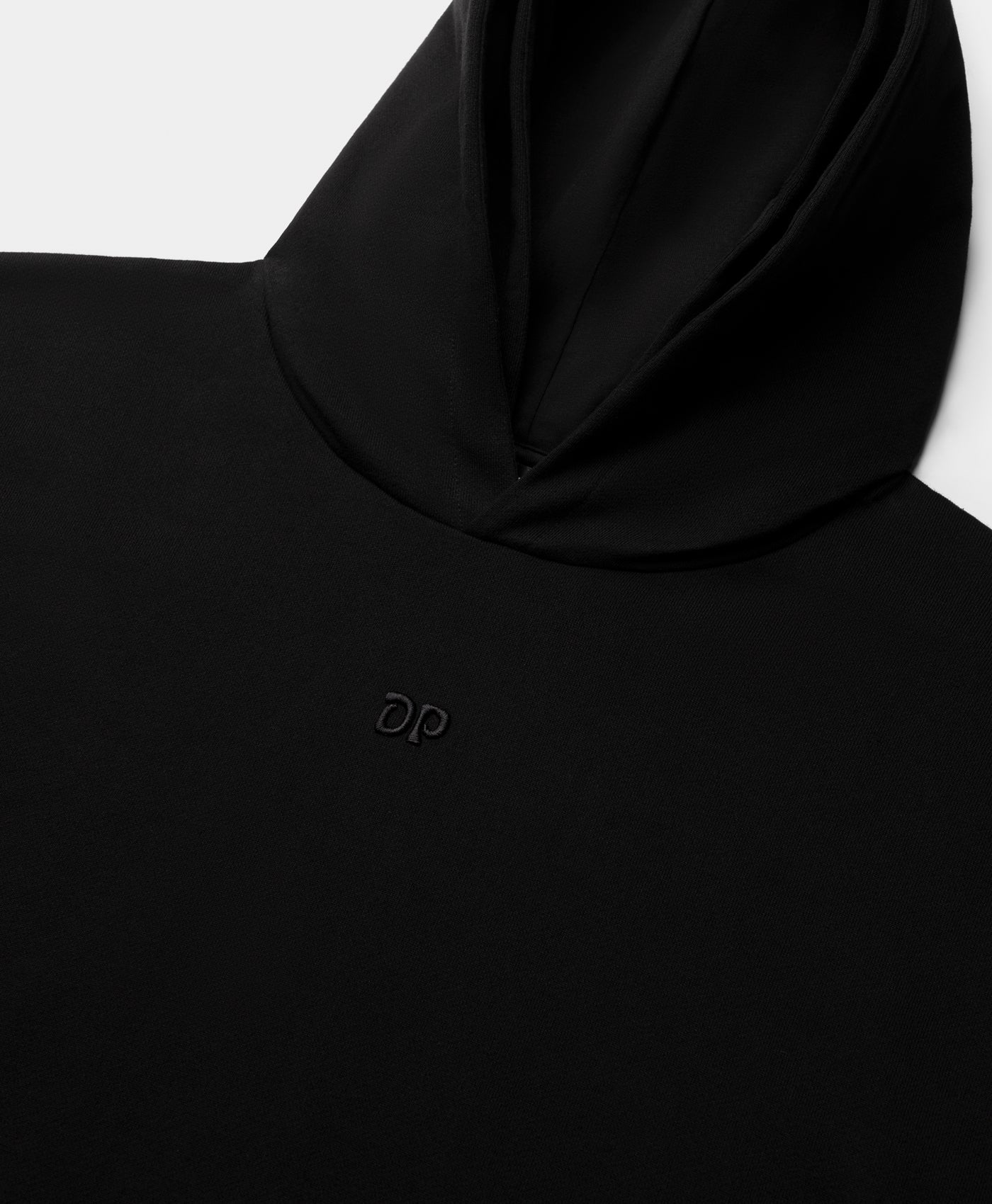 DP - Black Sammy Oversized Hoodie - Packshot - detail