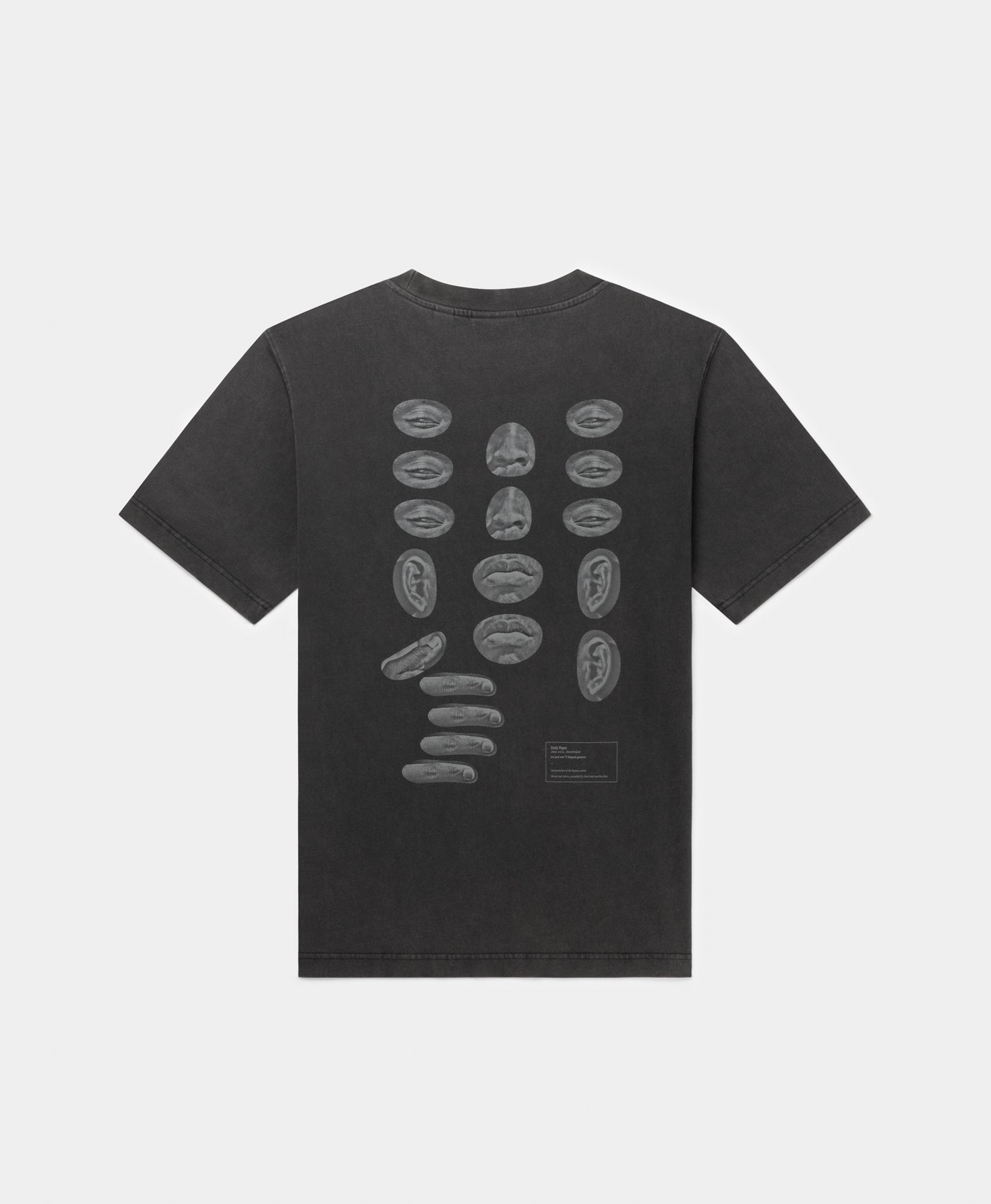 DP - Washed Black Senses T-Shirt - Packshot - rear