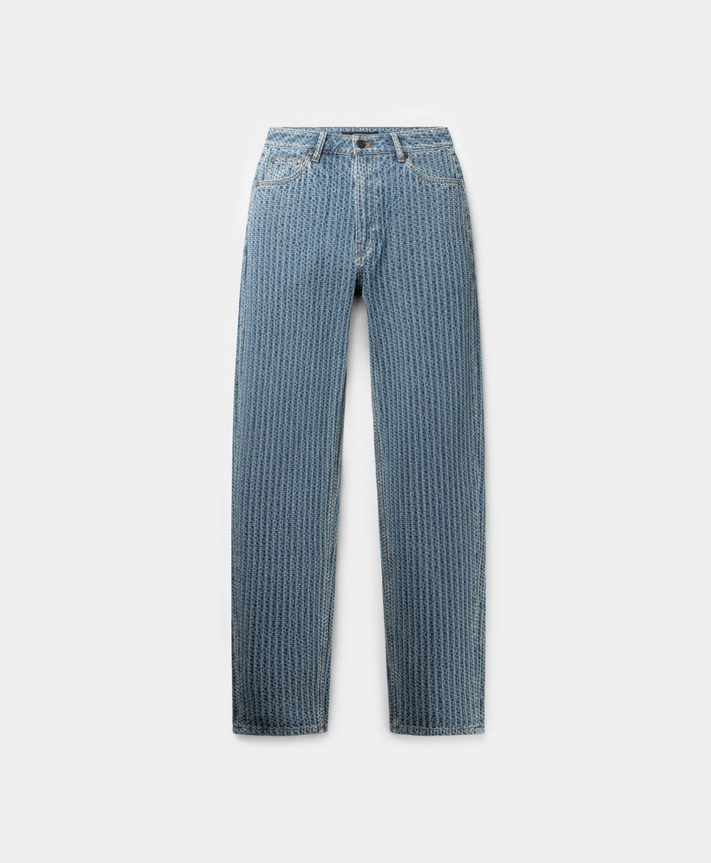 DP - Light Blue Straight Jeans - Packshot - front 