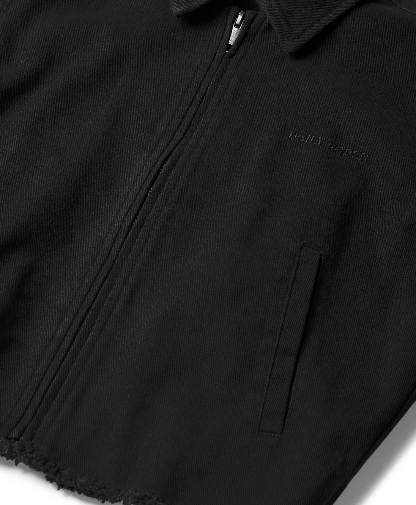 DP - Black Twill Jacket - Packshot - detail