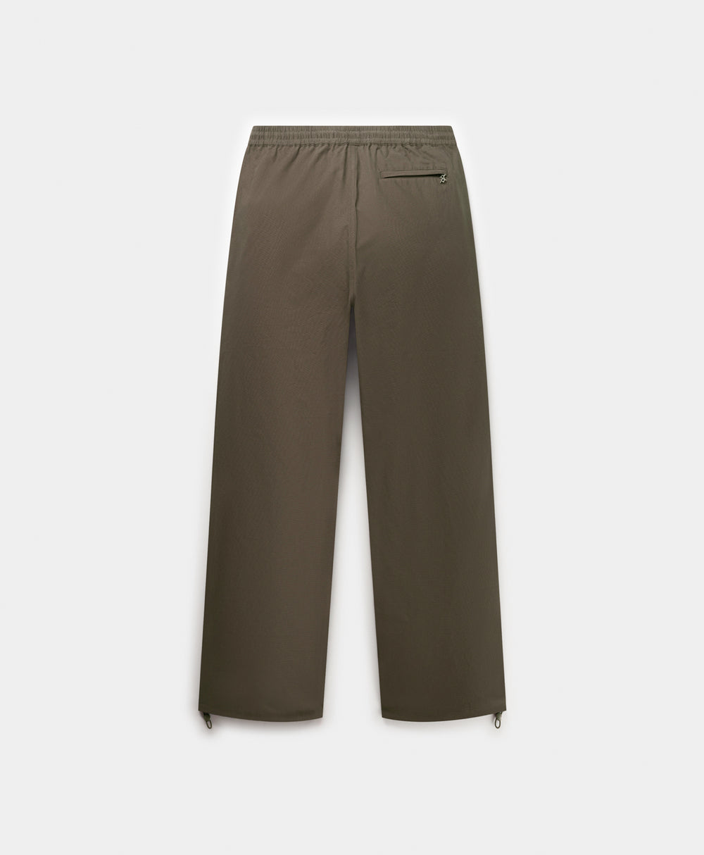 DP - Green Twill Trackpants - Packshot - rear