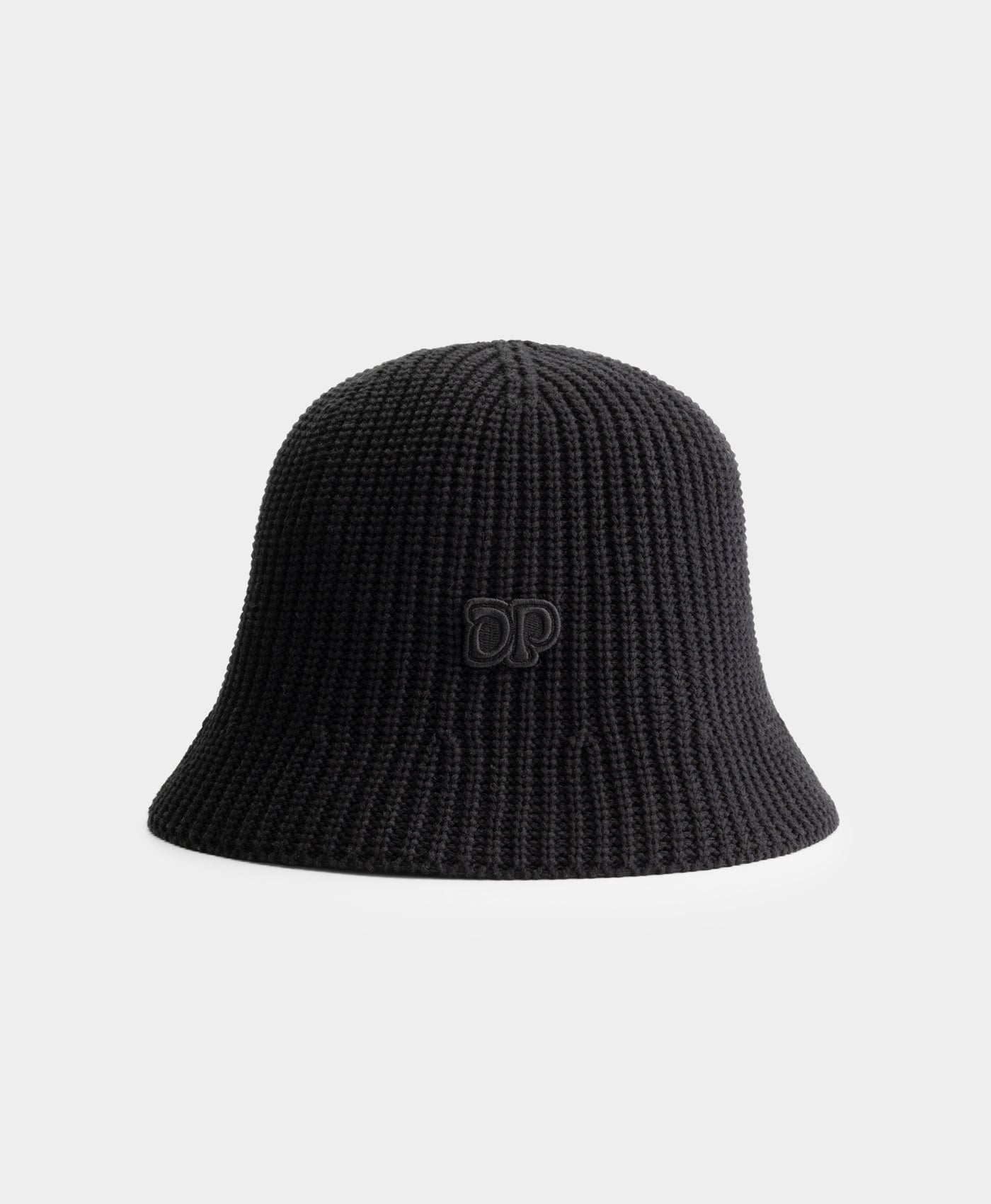 DP - Black Unit Knitted Bucket Hat - Packshot - front 