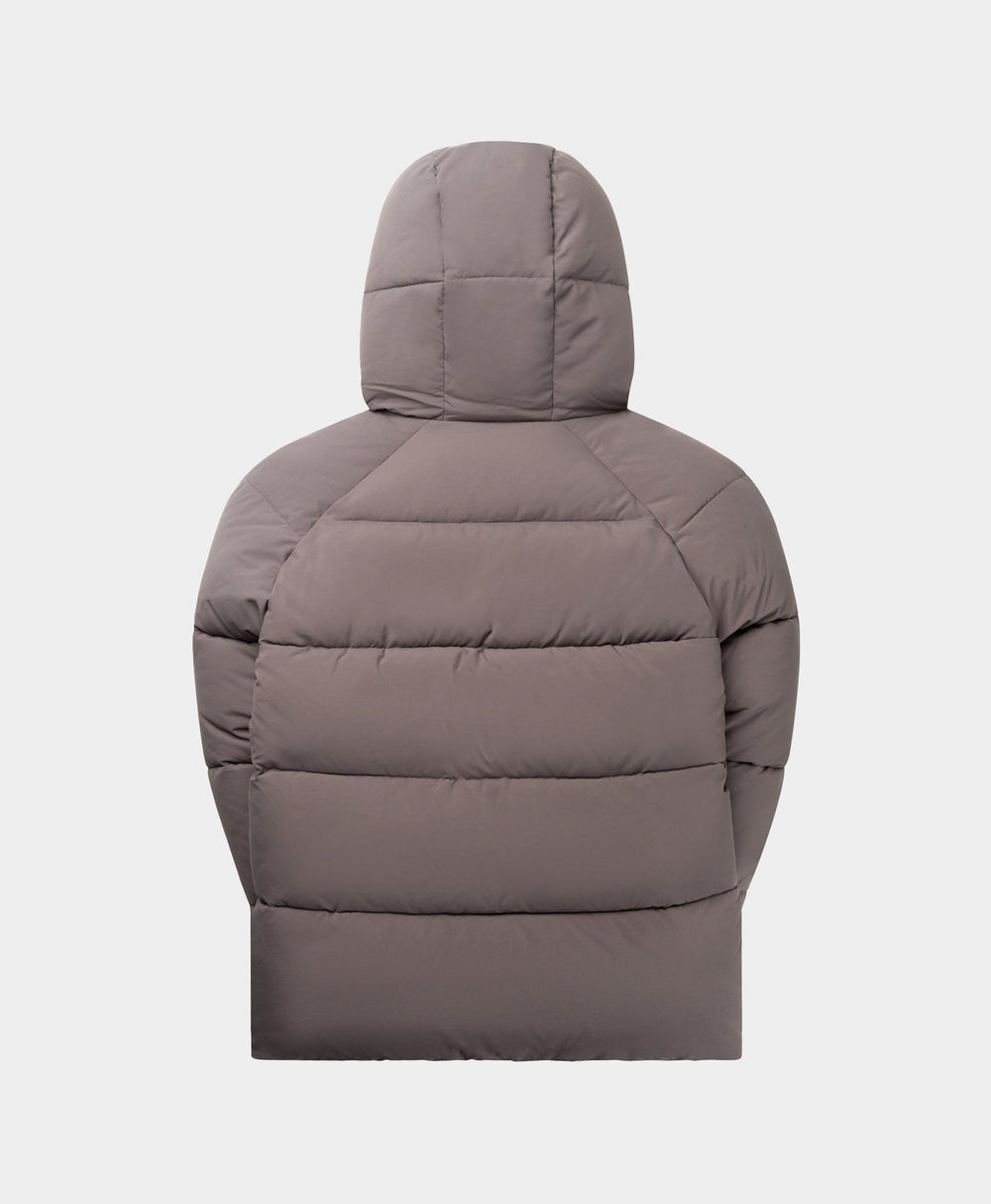 DP - Rabbit Grey Relaxed Puffer - Packshot - rear