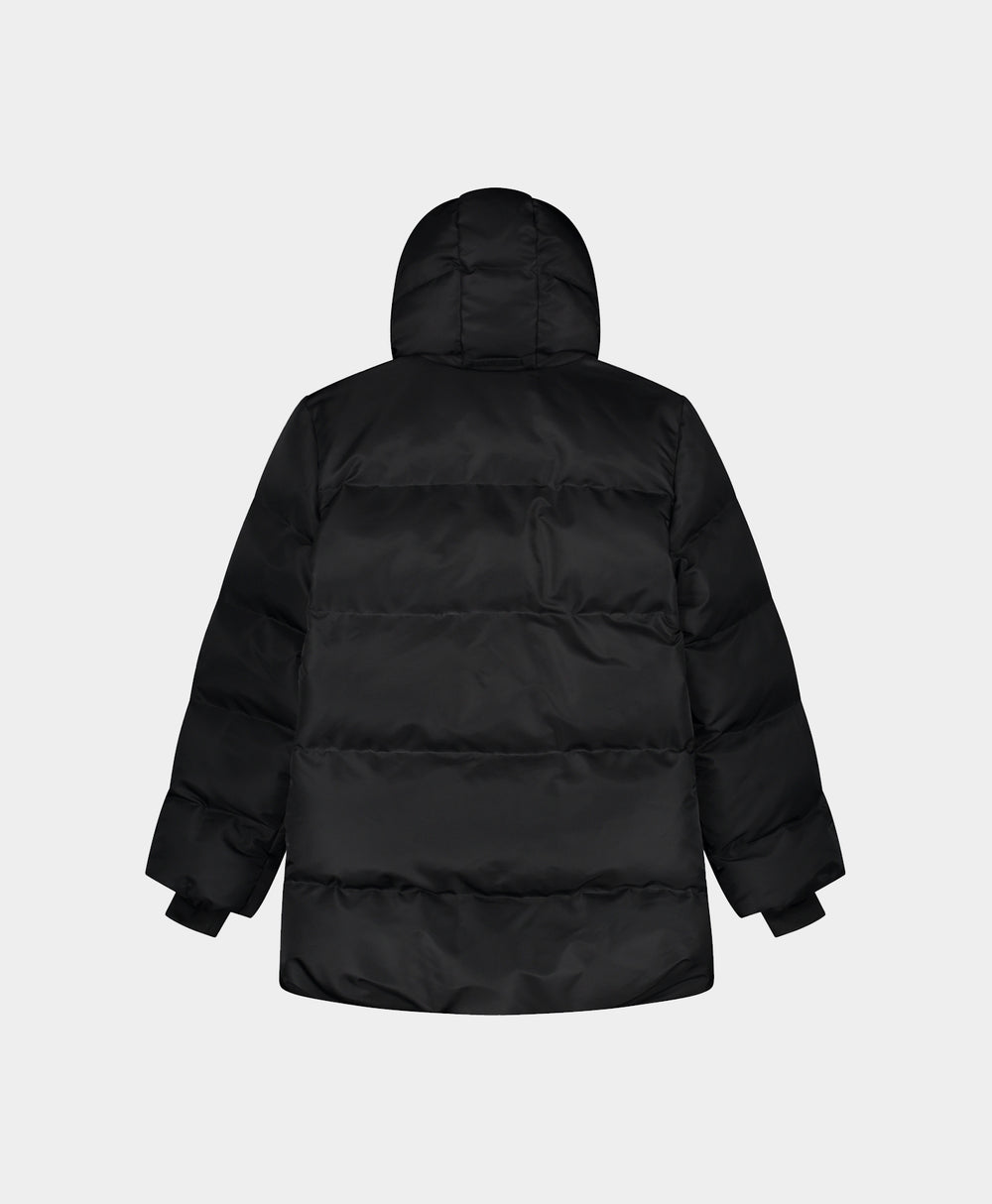 DP - Black Epuffa Mid Jacket - Packshot - Rear