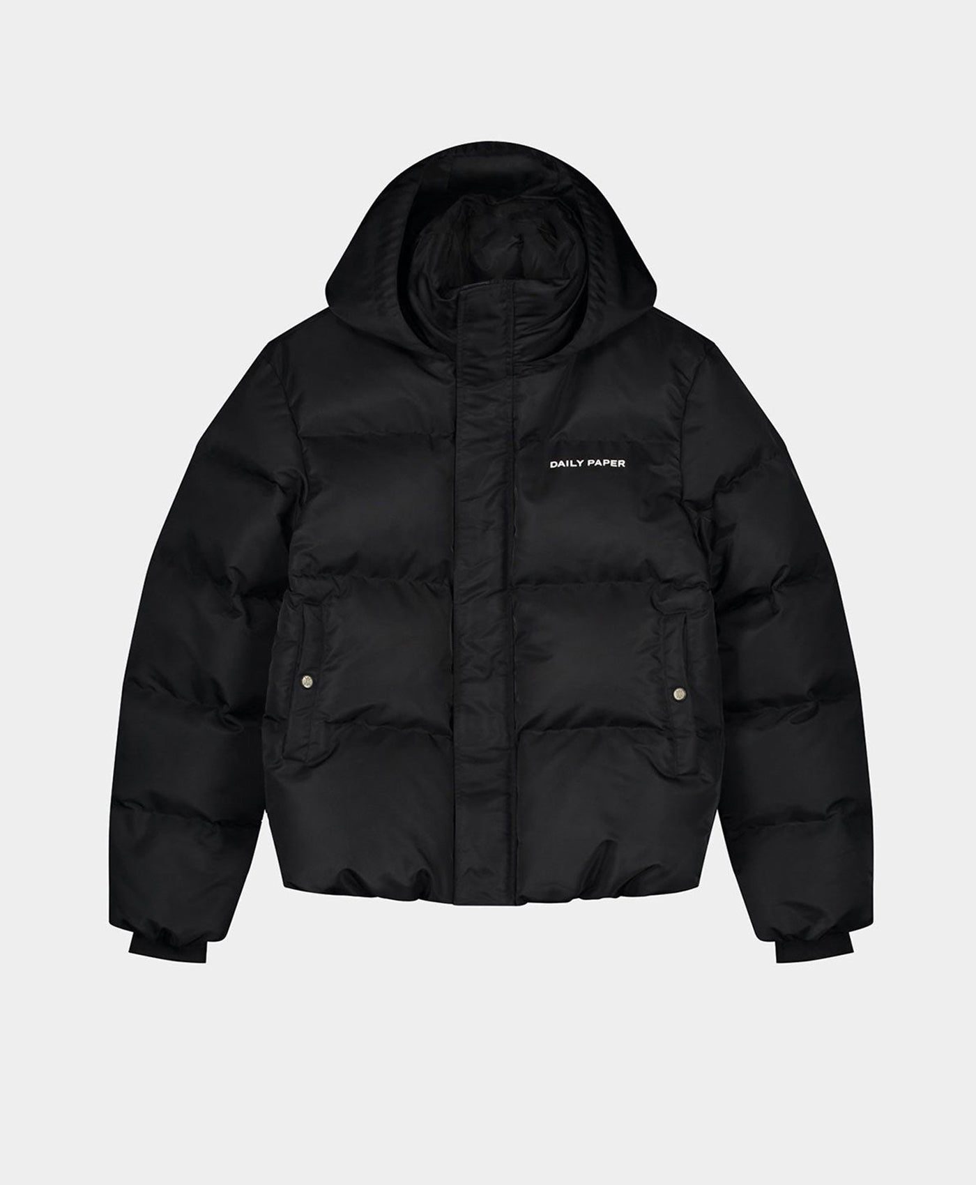 DP - Black Epuffa Jacket - Packshot - Front