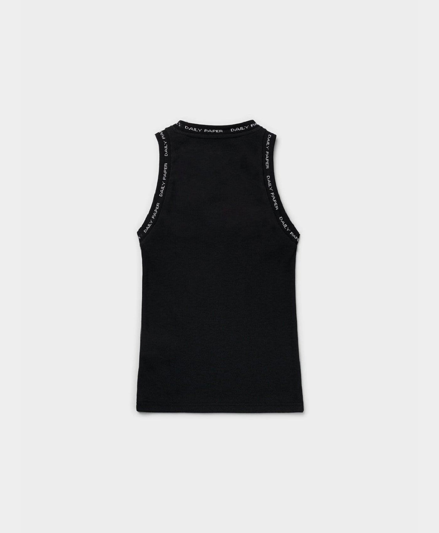 DP - Black Erib Tank Top - Packshot - Rear