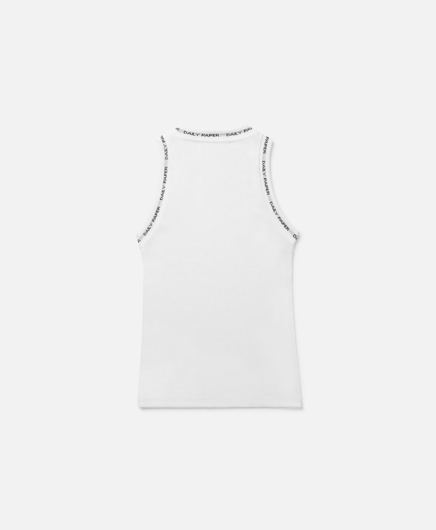 DP - White Erib Tank Top - Packshot - Rear